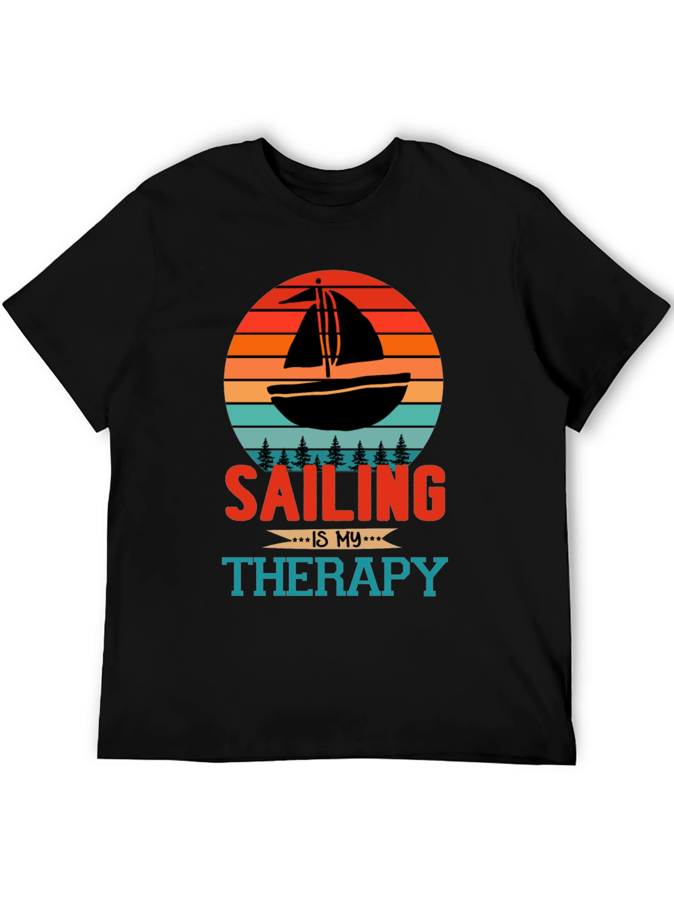 Sailing Therapy T-Shirt - Nautical Design