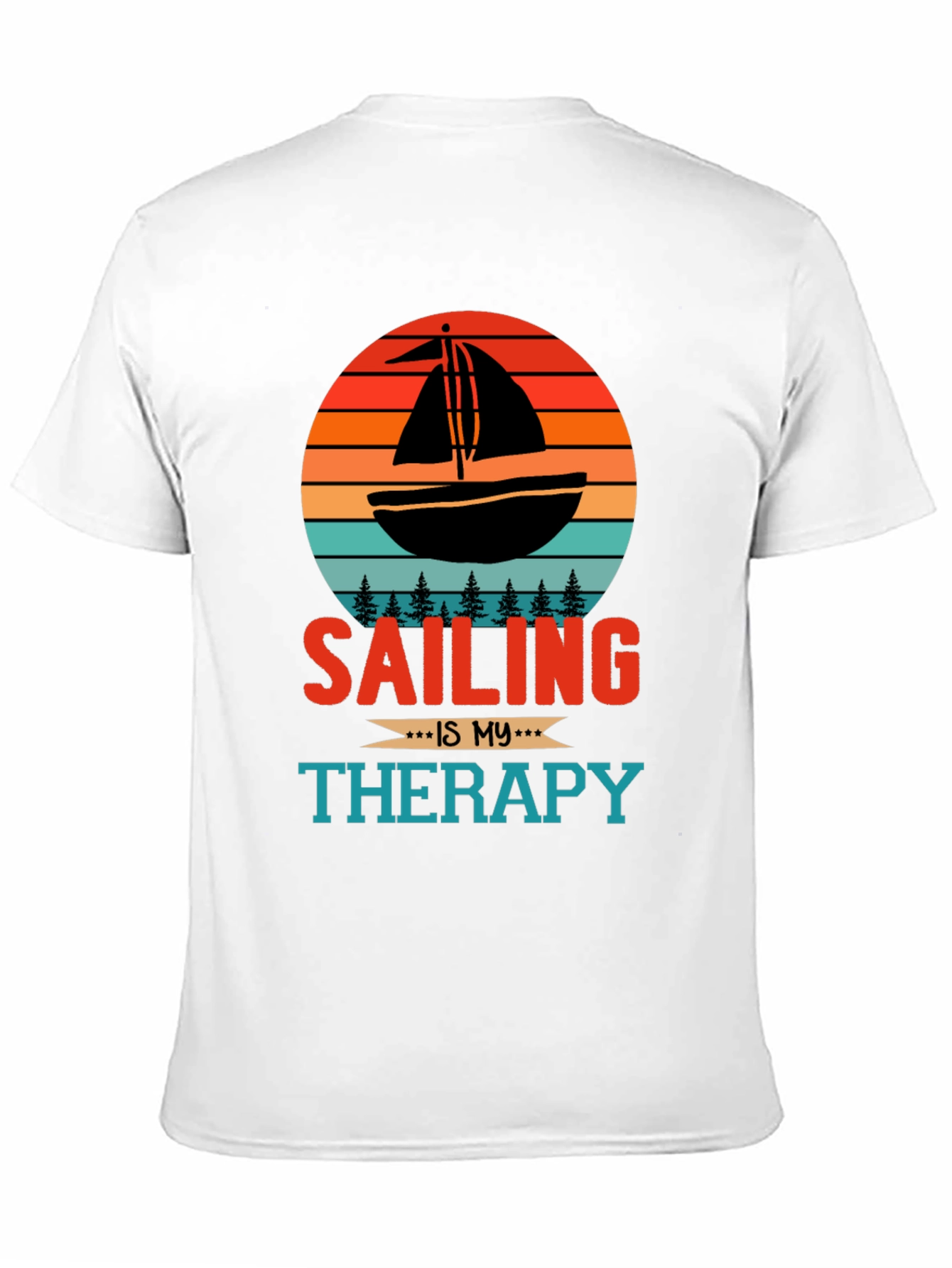 Sailing Therapy T-Shirt - Nautical Design