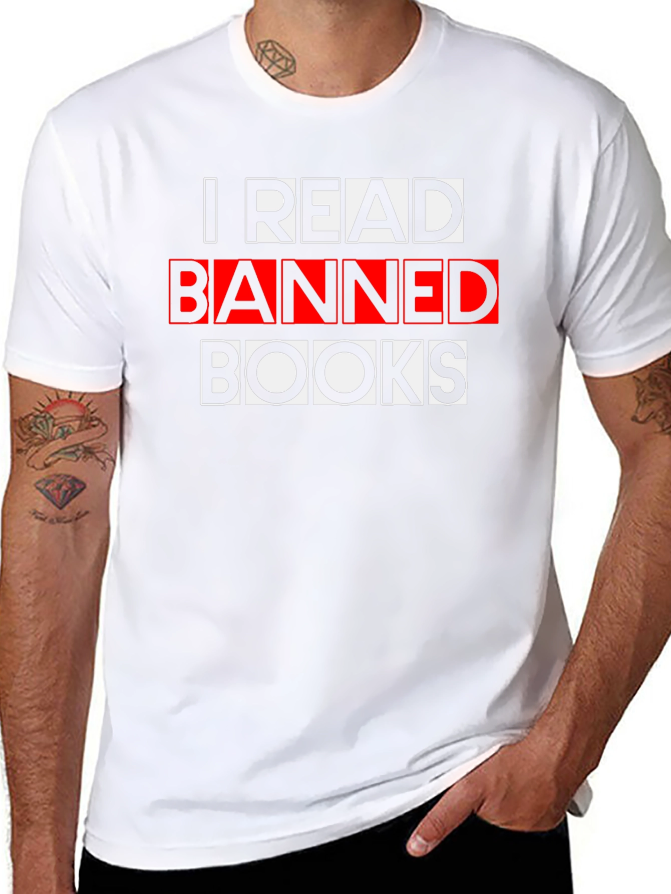 I Read Banned Books Graphic Tee