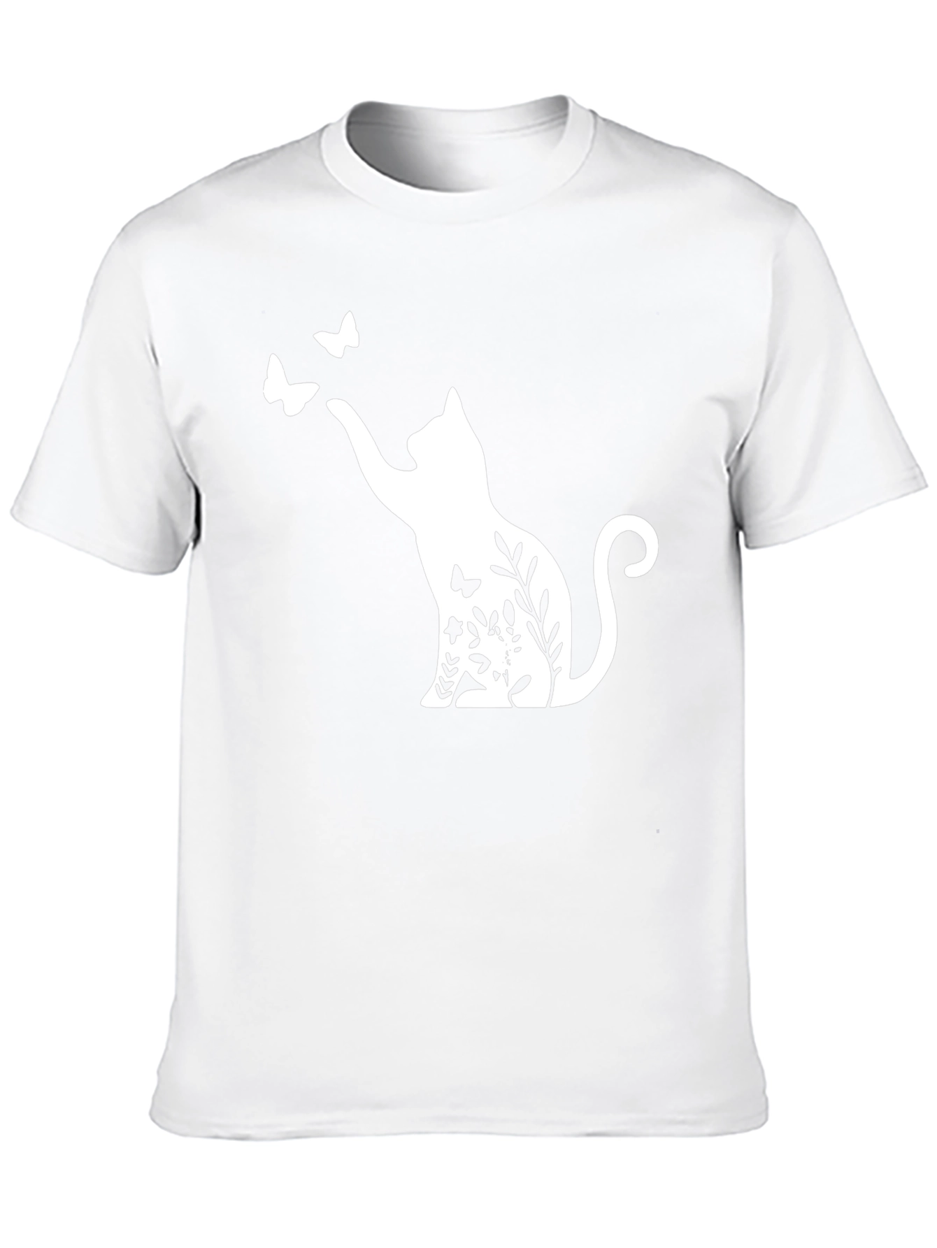 Cat & Butterfly Graphic Tee