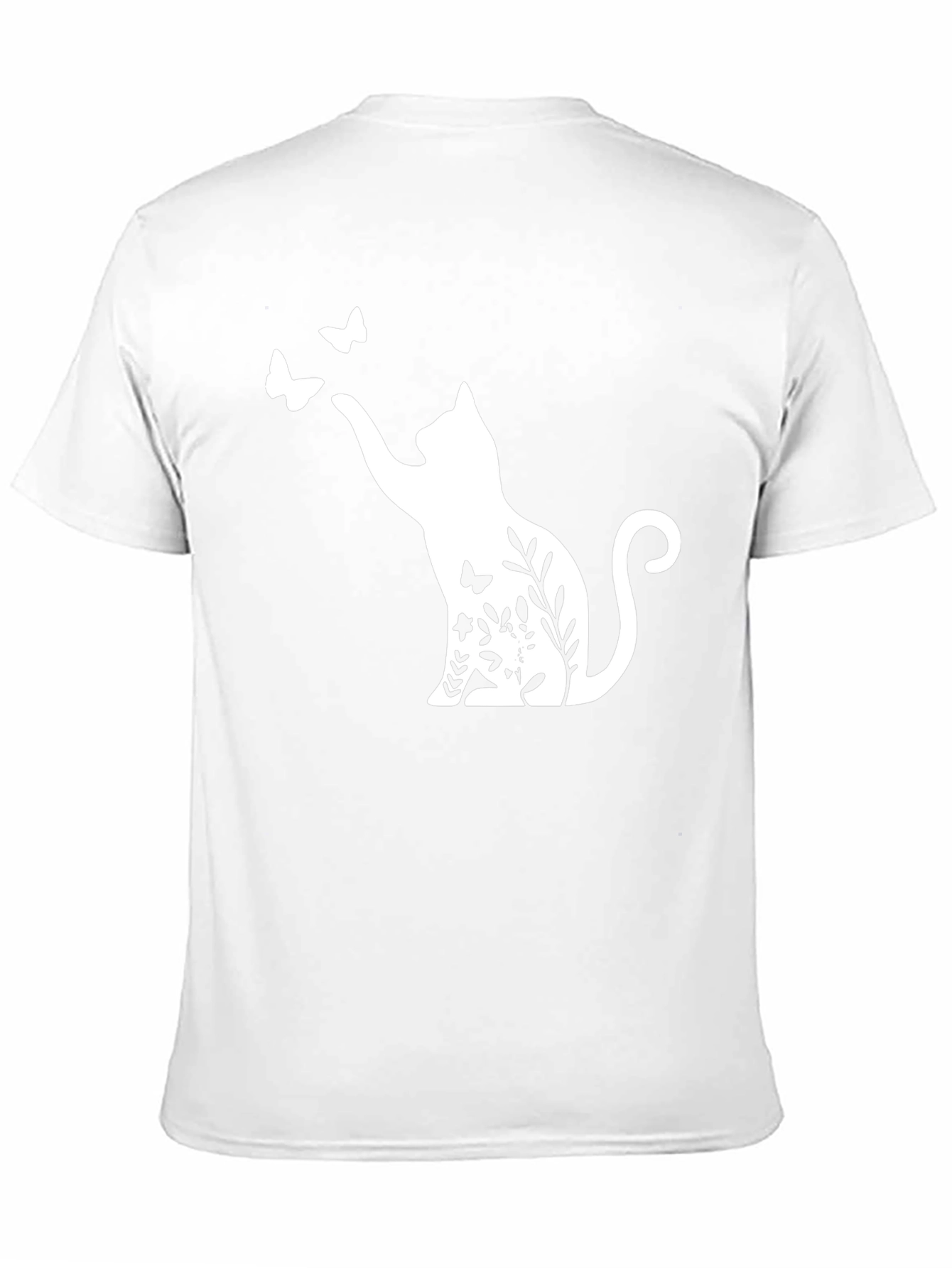 Cat & Butterfly Graphic Tee