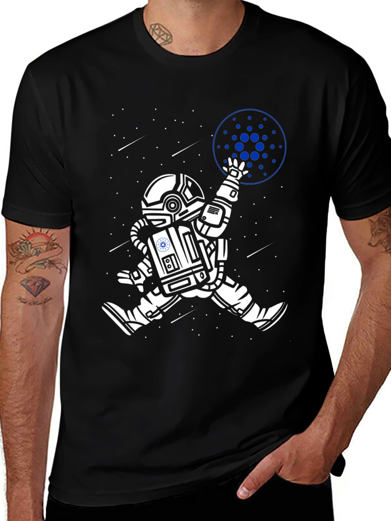 Astronaut Cardano Crypto T-Shirt