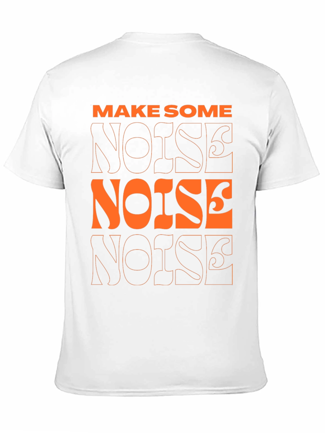 Make Some Noise Black Graphic Tee