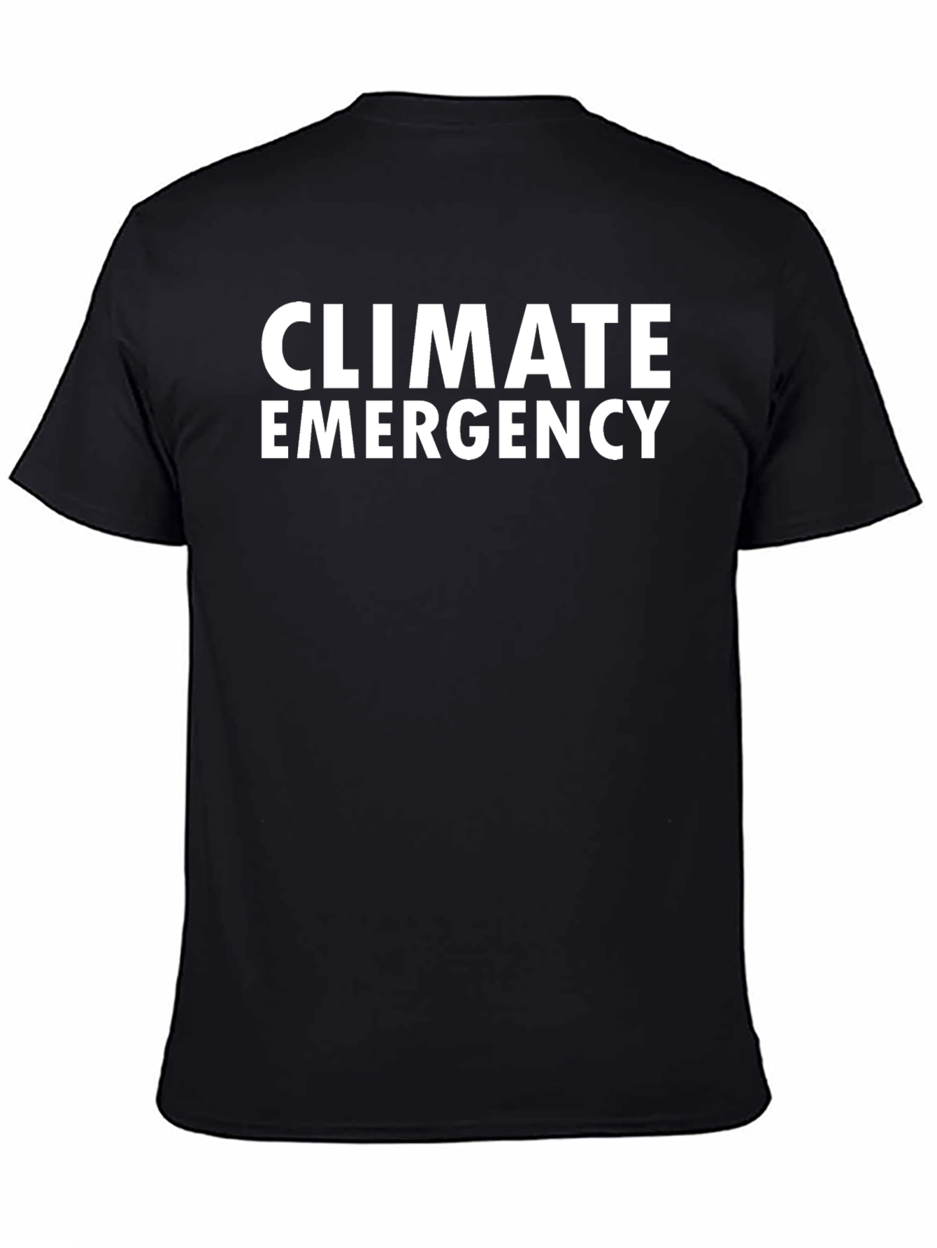Climate Emergency Black T-Shirt