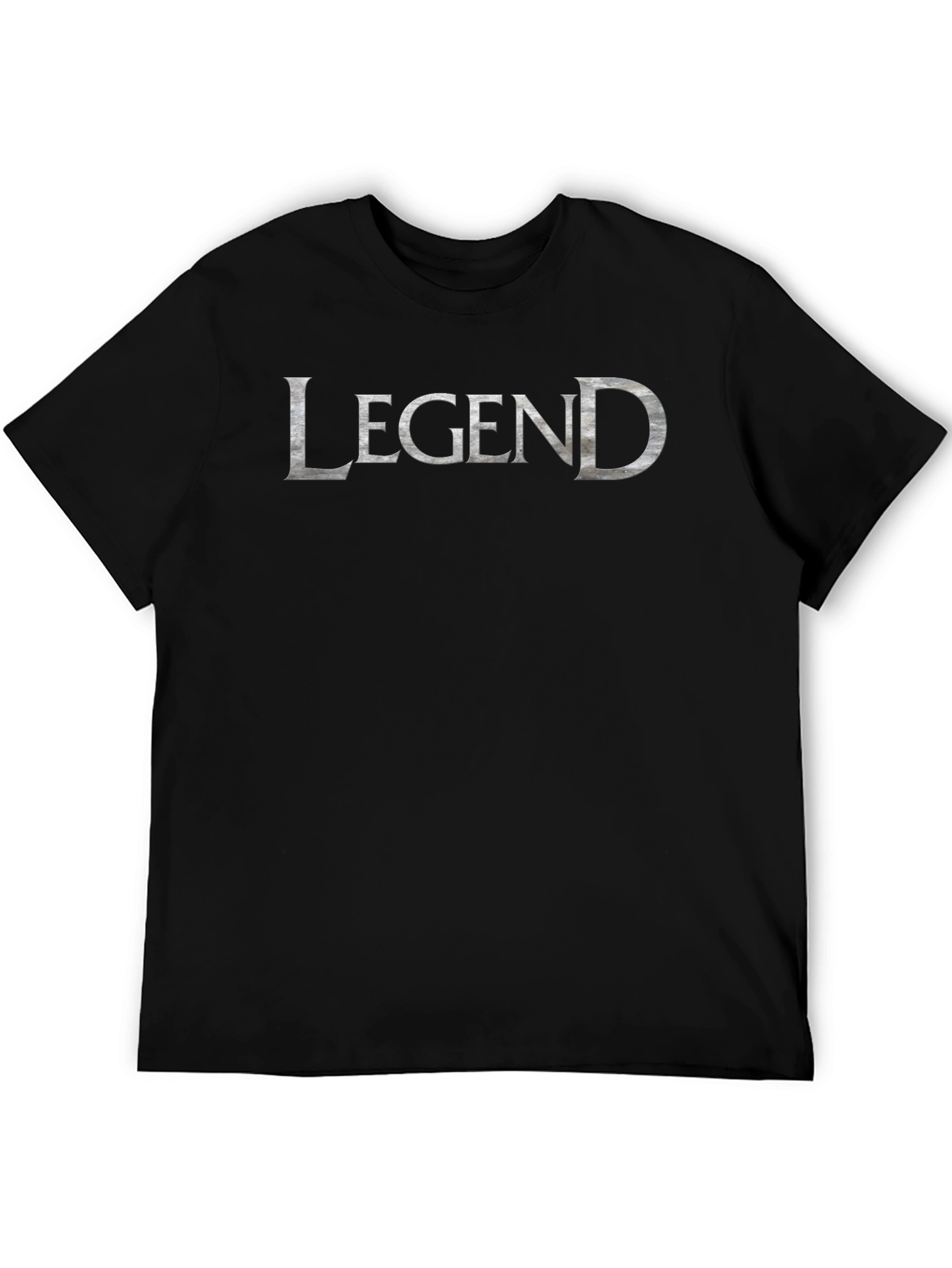 Legend Graphic Print Black T-Shirt