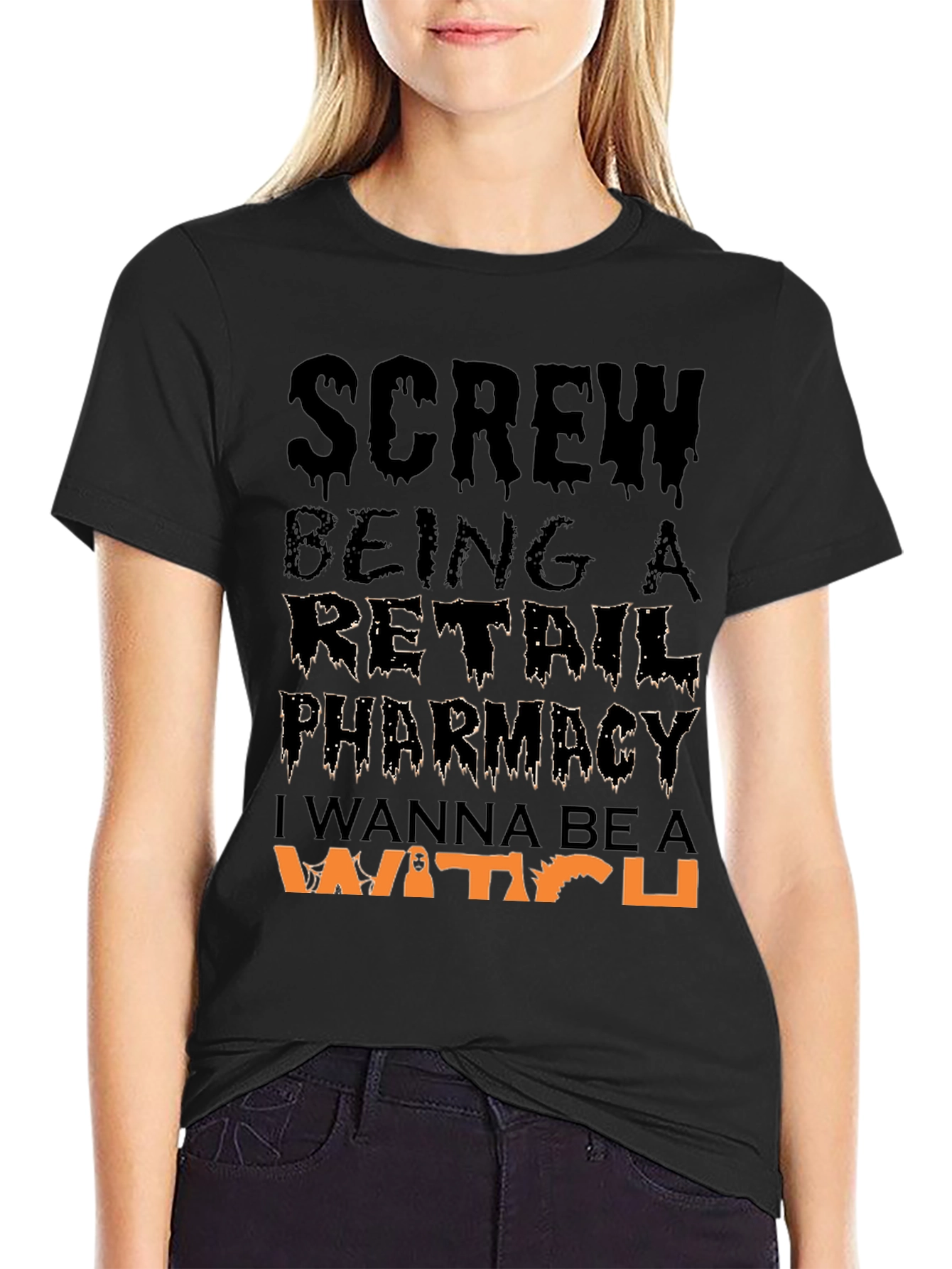 Retail Pharmacy Witch Halloween T-Shirt