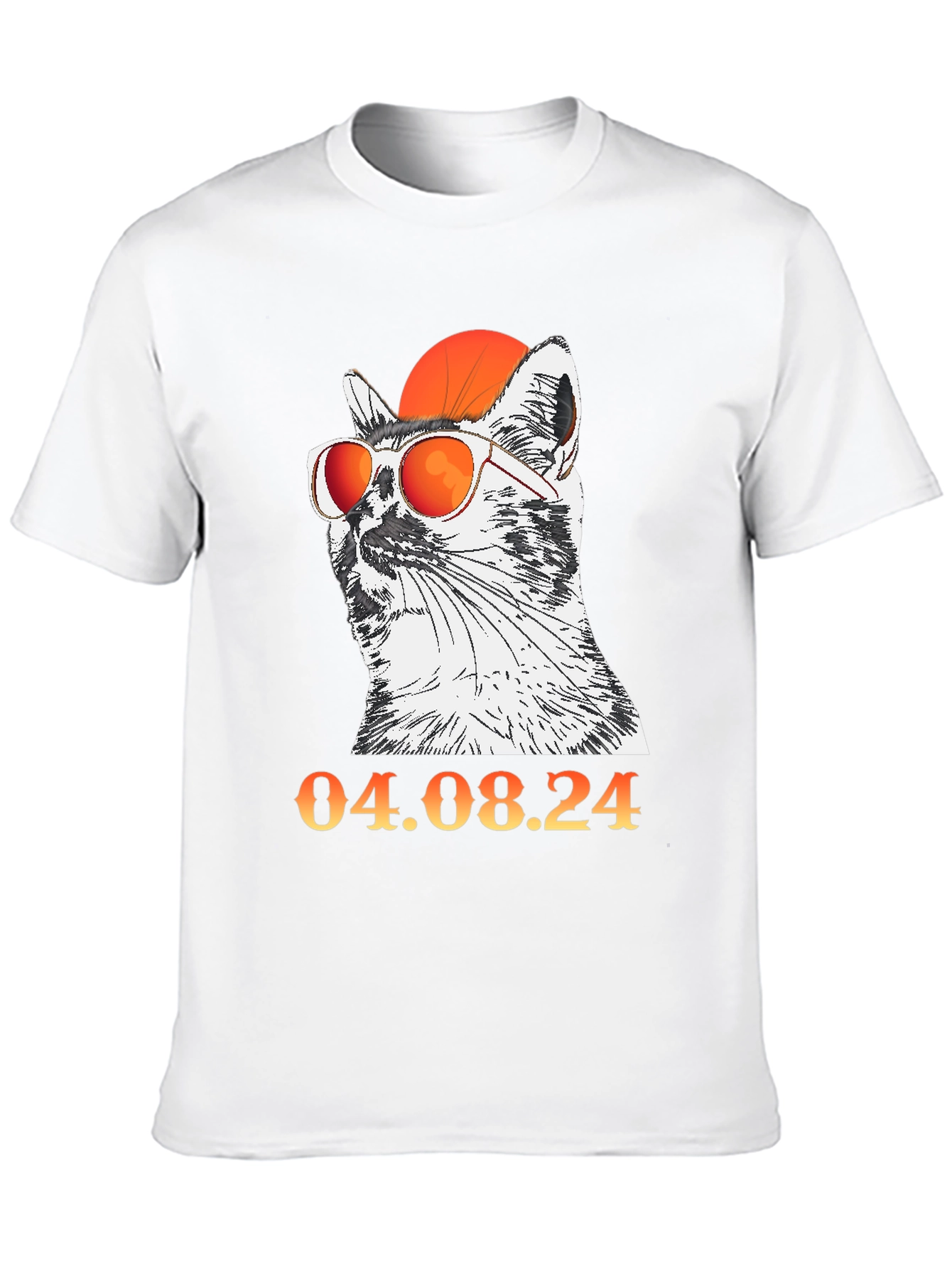 Cool Cat with Glasses T-Shirt