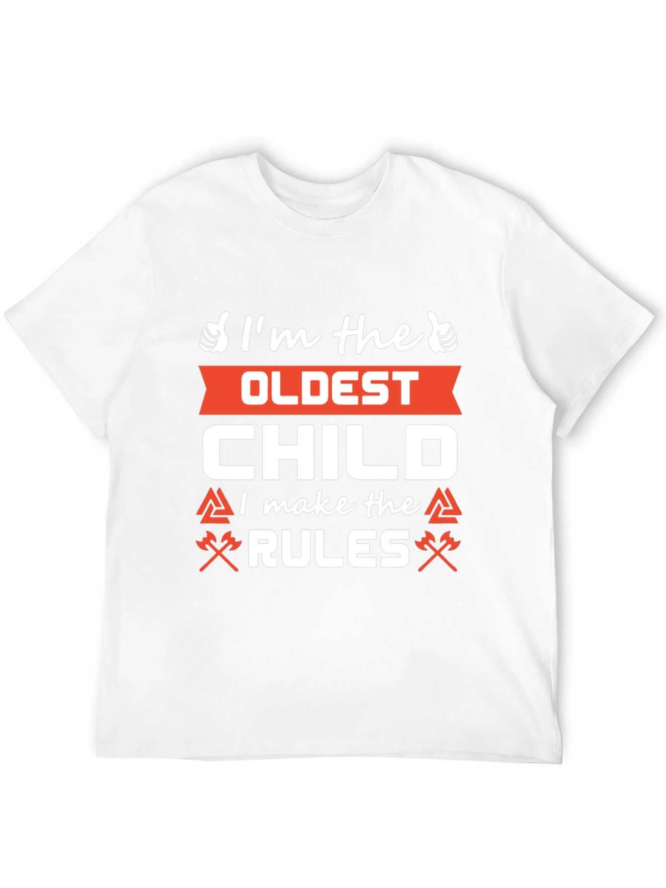 Oldest Child Rules T-Shirt - Funny Sibling Tee