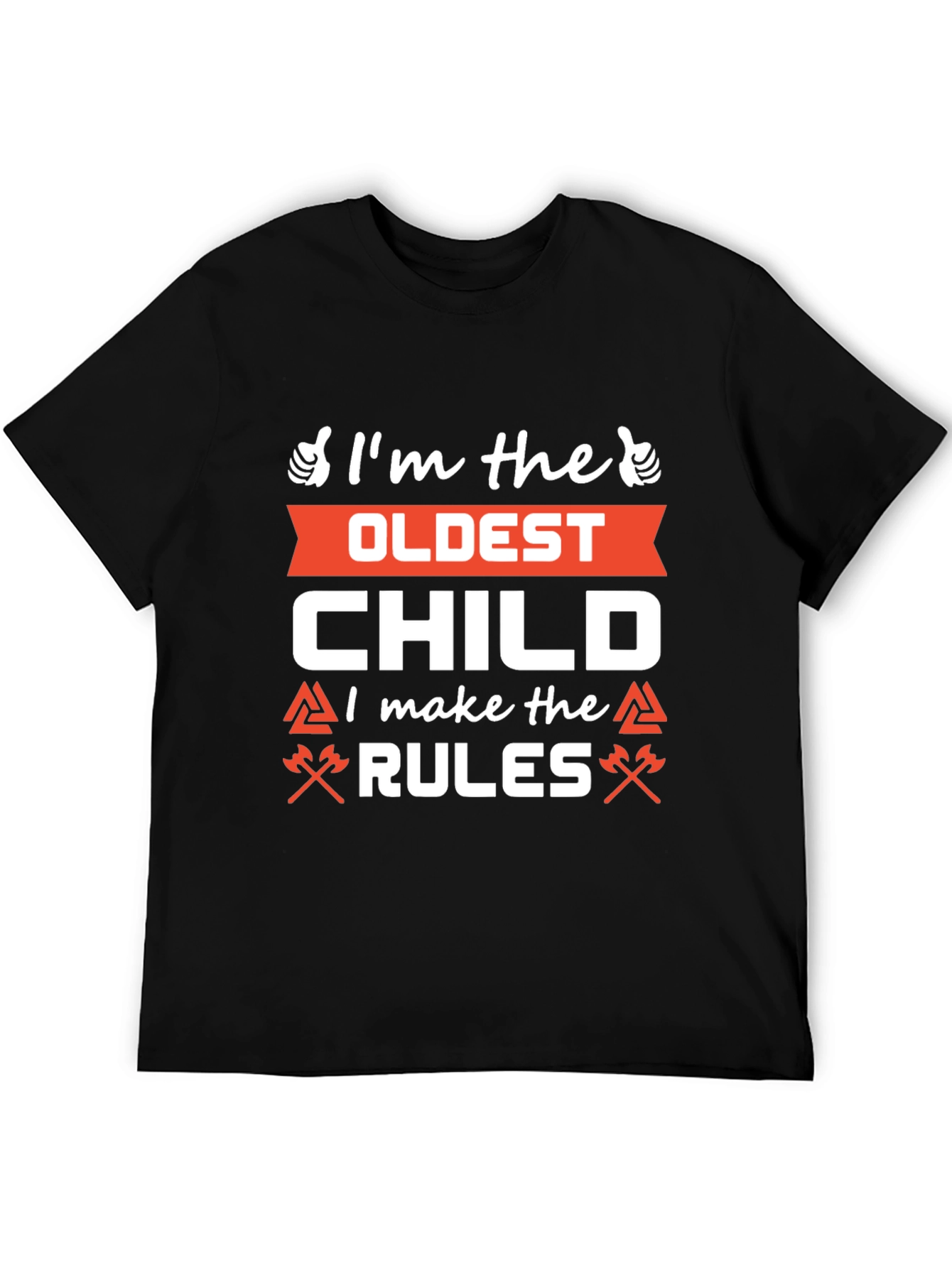 Oldest Child Rules T-Shirt - Funny Sibling Tee