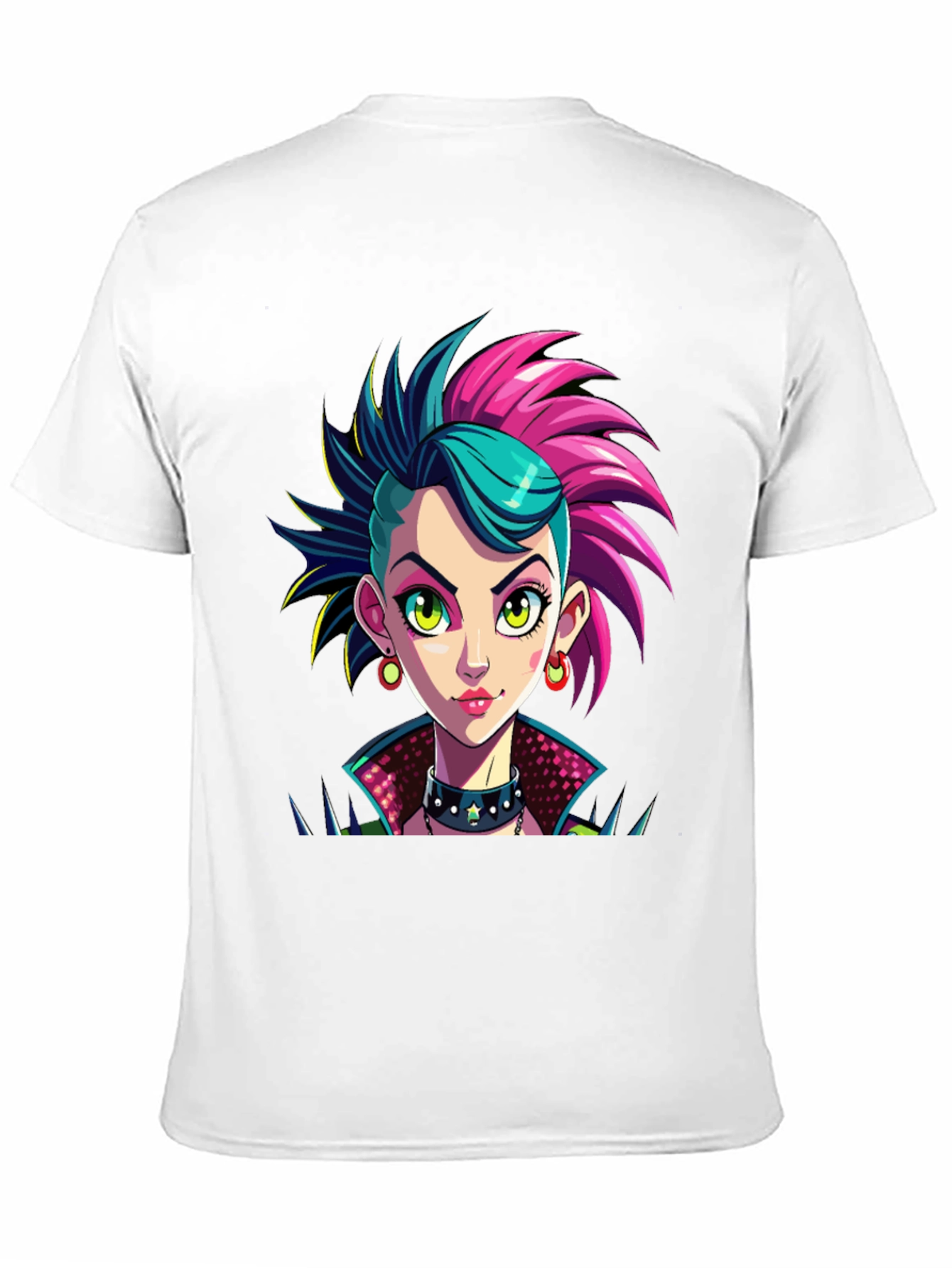 Punk Rock Girl Graphic T-Shirt