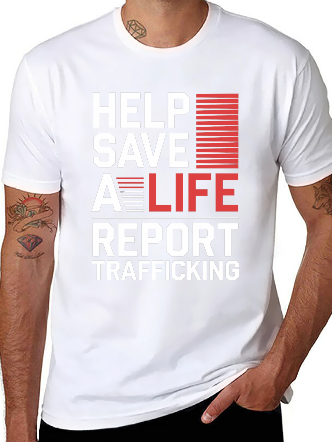 Help Save A Life Report Trafficking T-Shirt