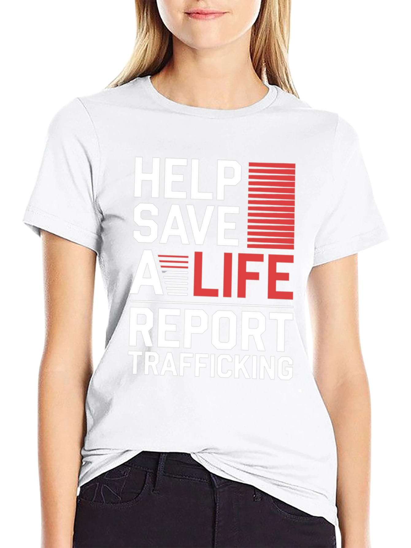 Help Save A Life Report Trafficking T-Shirt