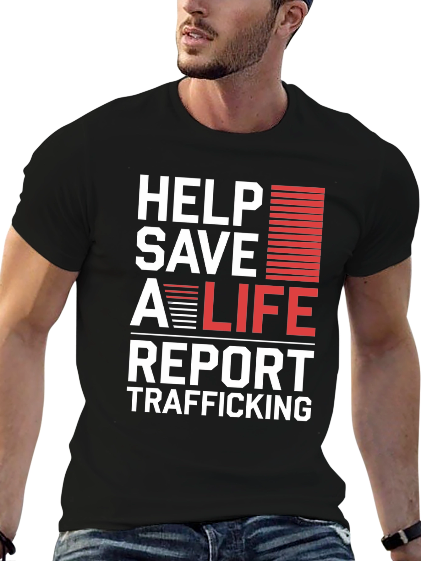 Help Save A Life Report Trafficking T-Shirt