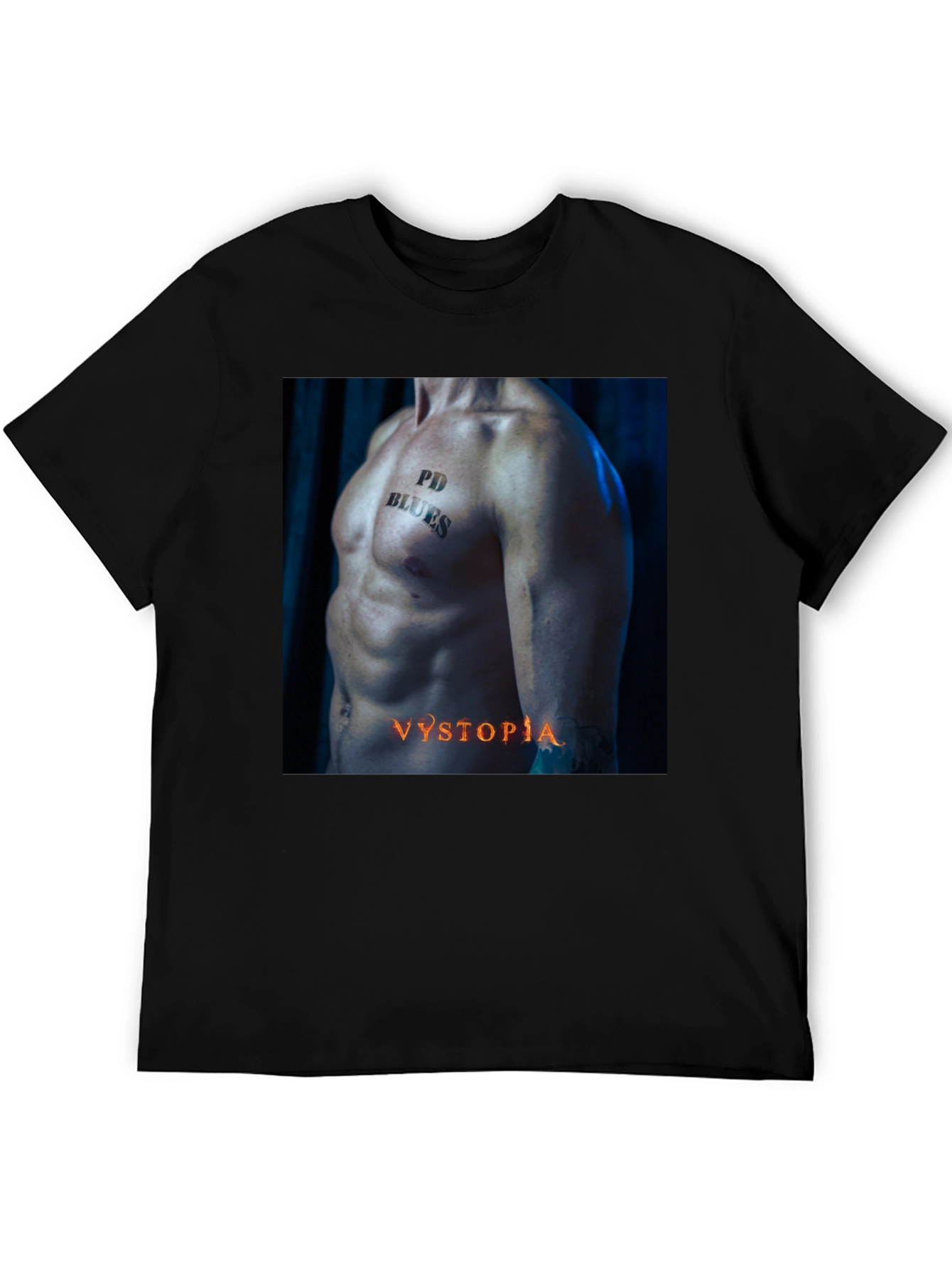 PD Blues Vystopia Black T-Shirt