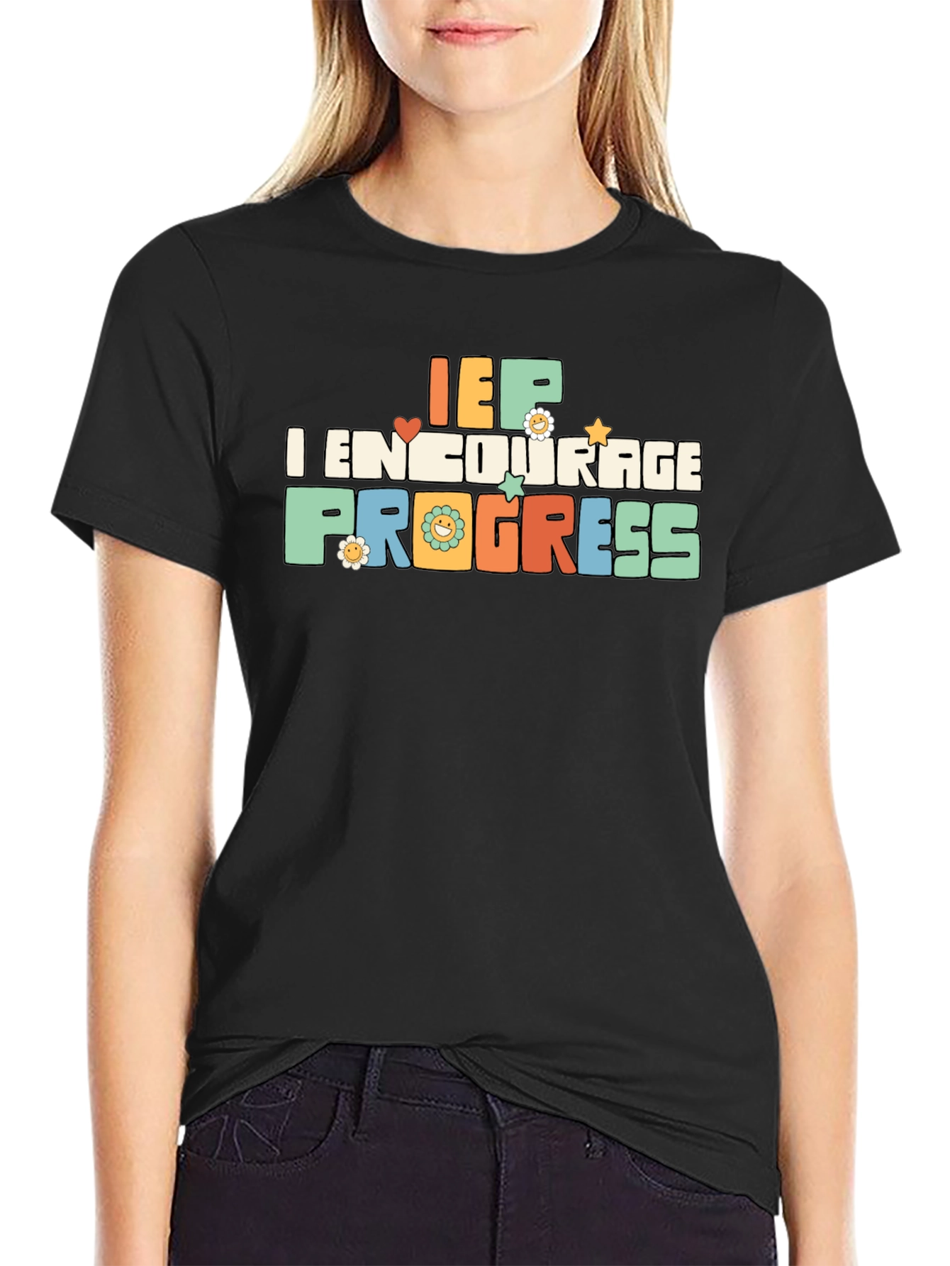 IEP I Encourage Progress Teacher T-Shirt