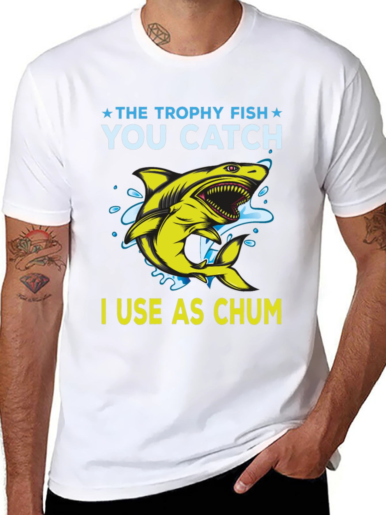 The Trophy Fish Chum T-Shirt - Fishing Apparel