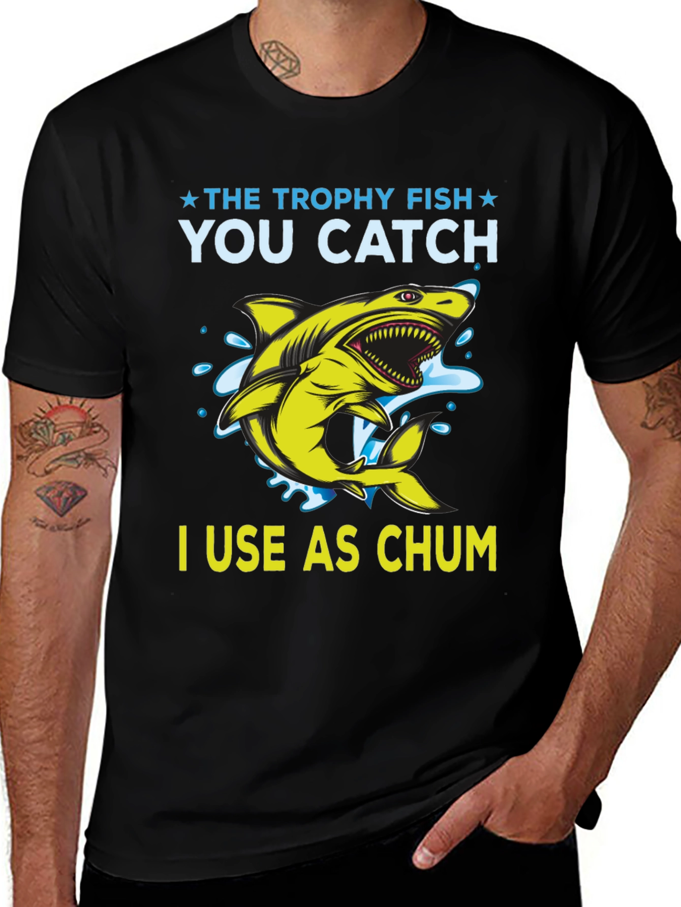 The Trophy Fish Chum T-Shirt - Fishing Apparel