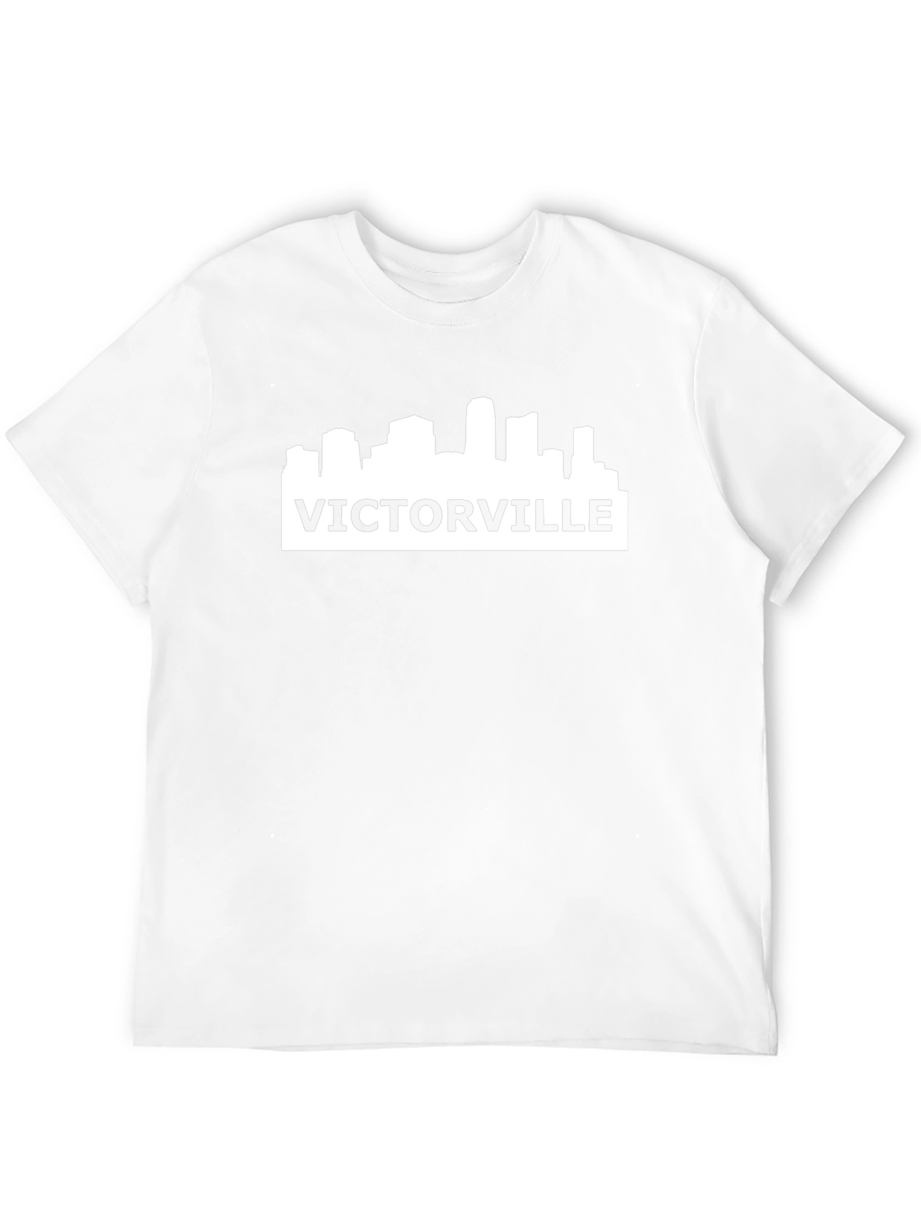 Victorville Cityscape Black T-Shirt