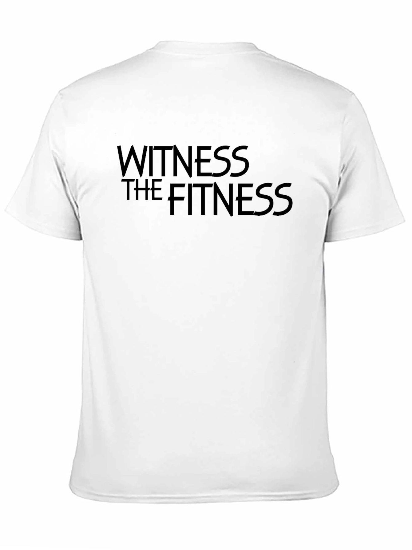 Witness the Fitness T-Shirt - Black Gym Motivation Tee