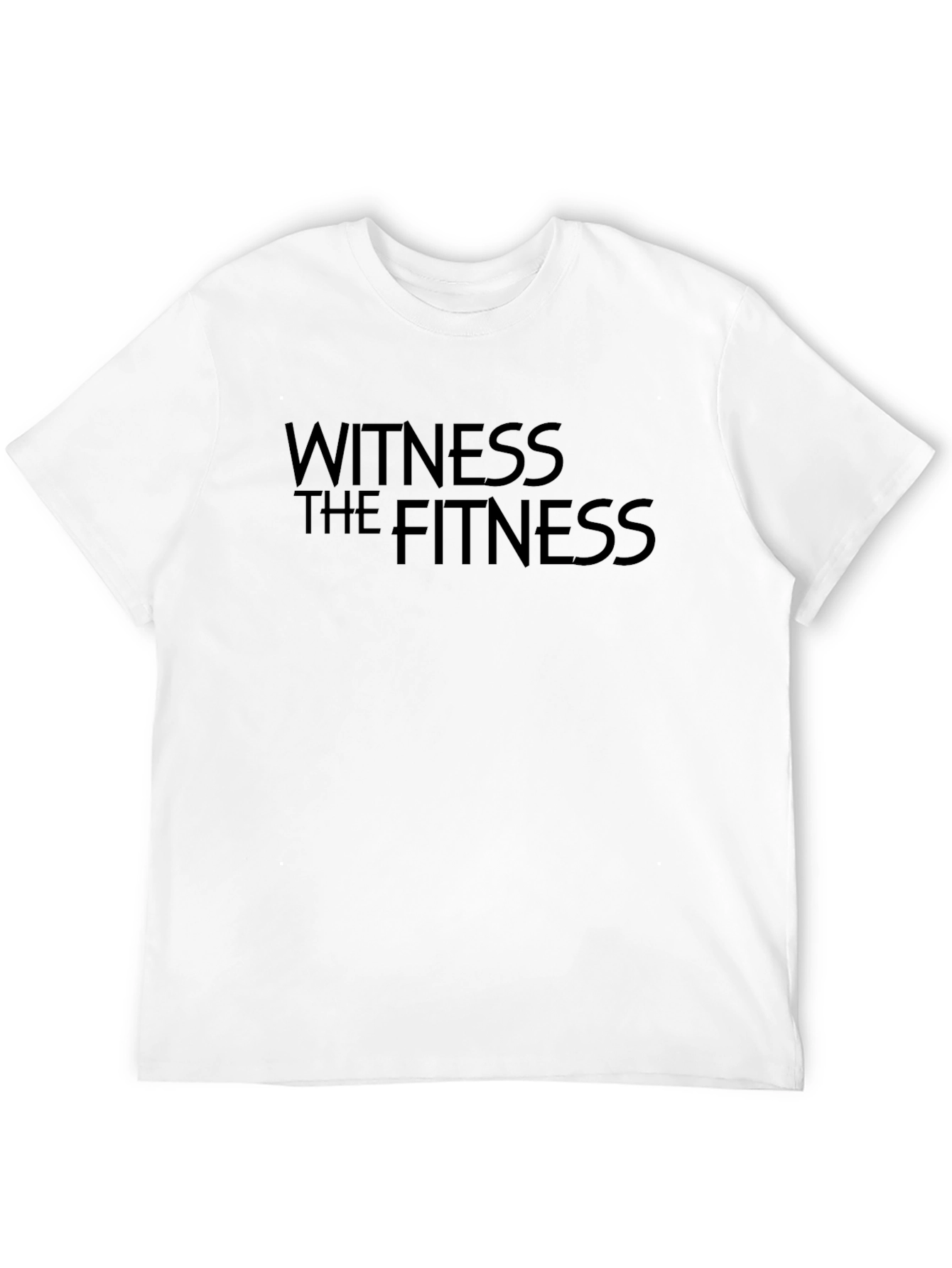 Witness the Fitness T-Shirt - Black Gym Motivation Tee