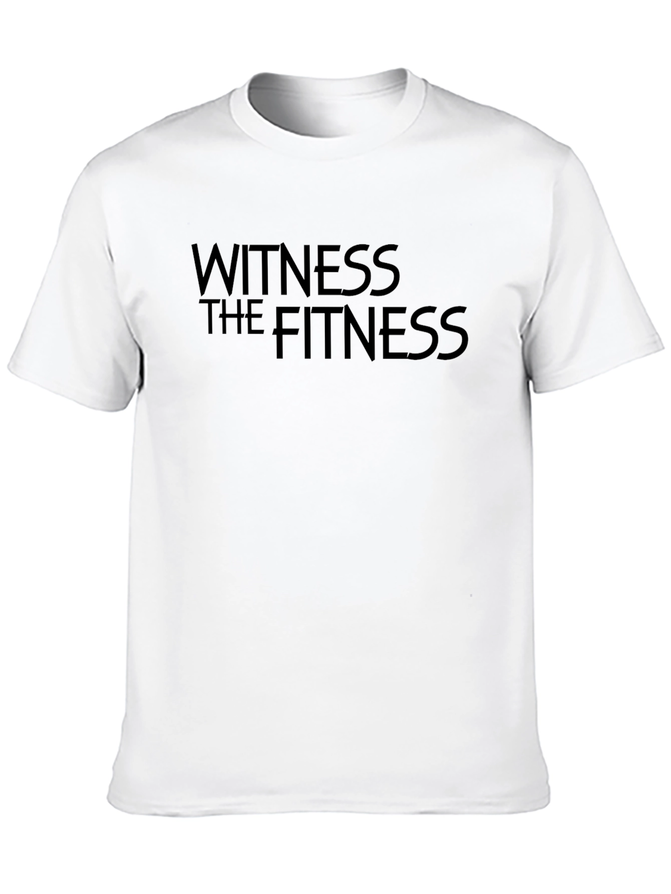 Witness the Fitness T-Shirt - Black Gym Motivation Tee