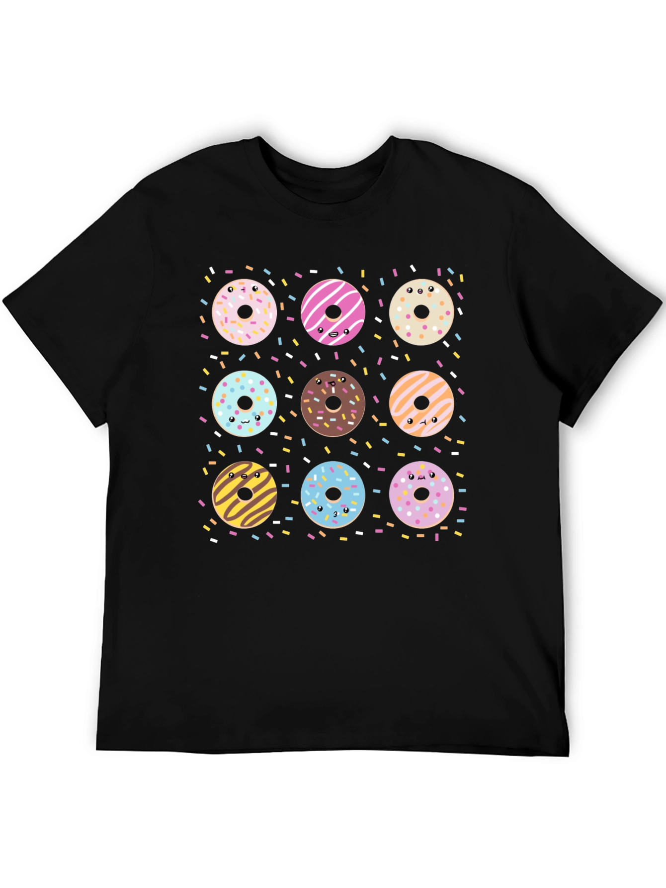 Donut Delight Tee - Fun Graphic Print T-Shirt