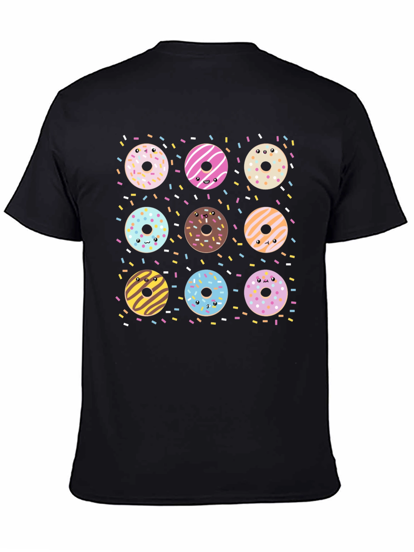 Donut Delight Tee - Fun Graphic Print T-Shirt