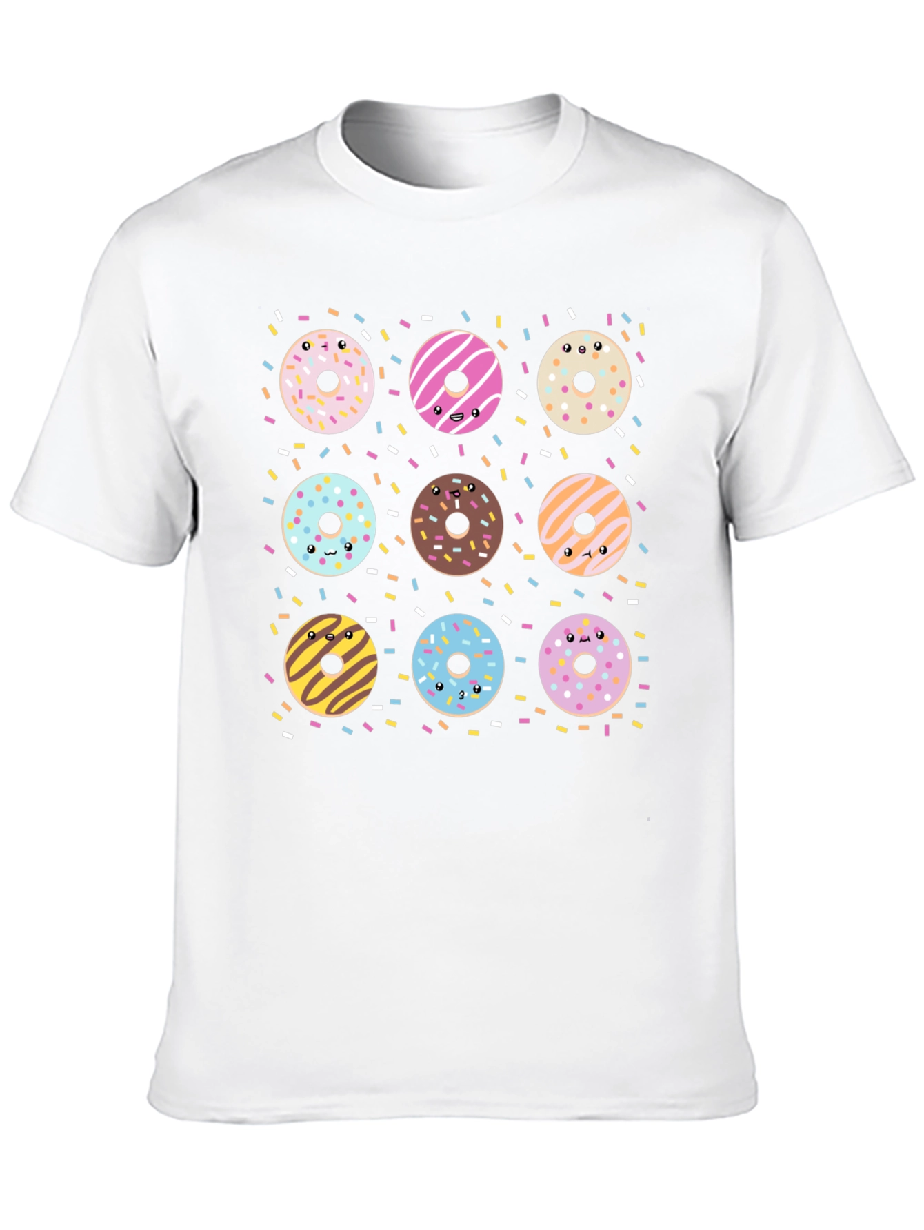 Donut Delight Tee - Fun Graphic Print T-Shirt