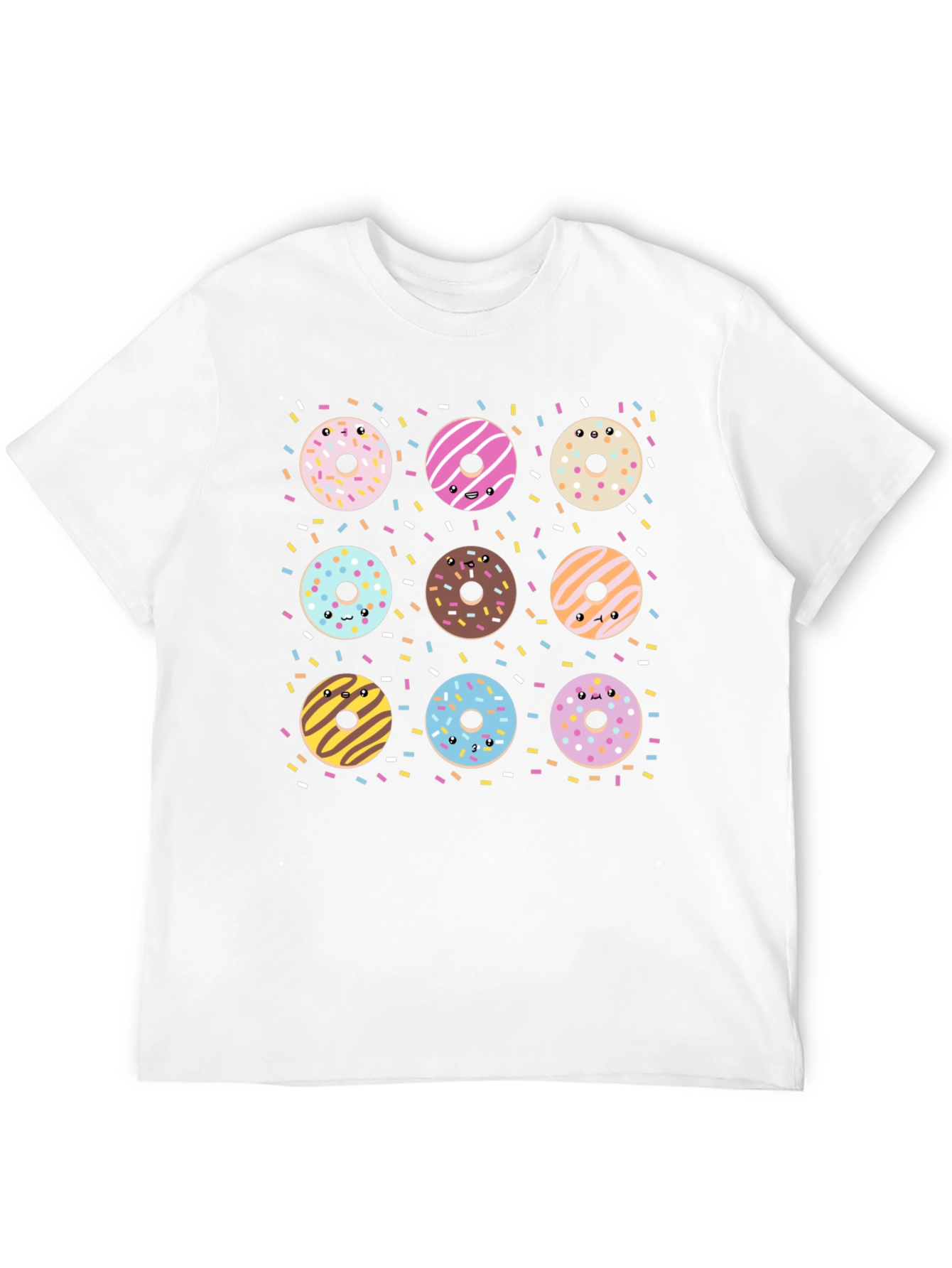 Donut Delight Tee - Fun Graphic Print T-Shirt