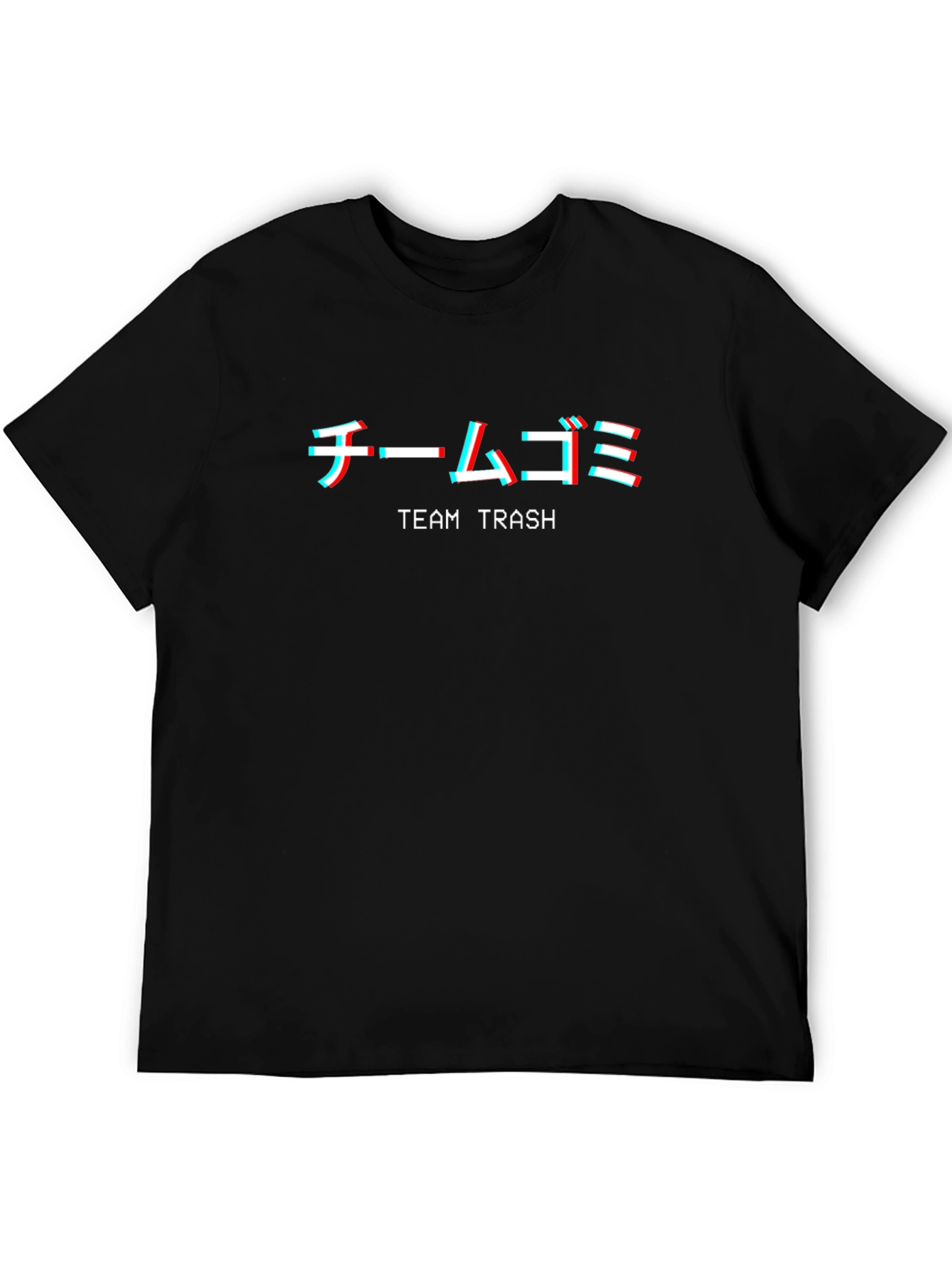 Team Trash Anime T-Shirt - Black Cotton Tee