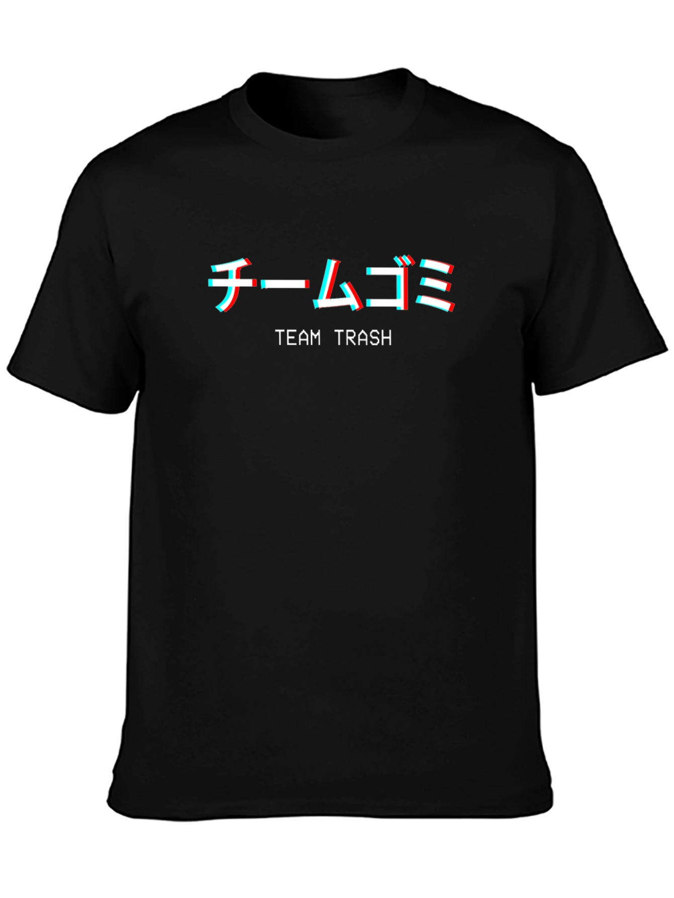Team Trash Anime T-Shirt - Black Cotton Tee