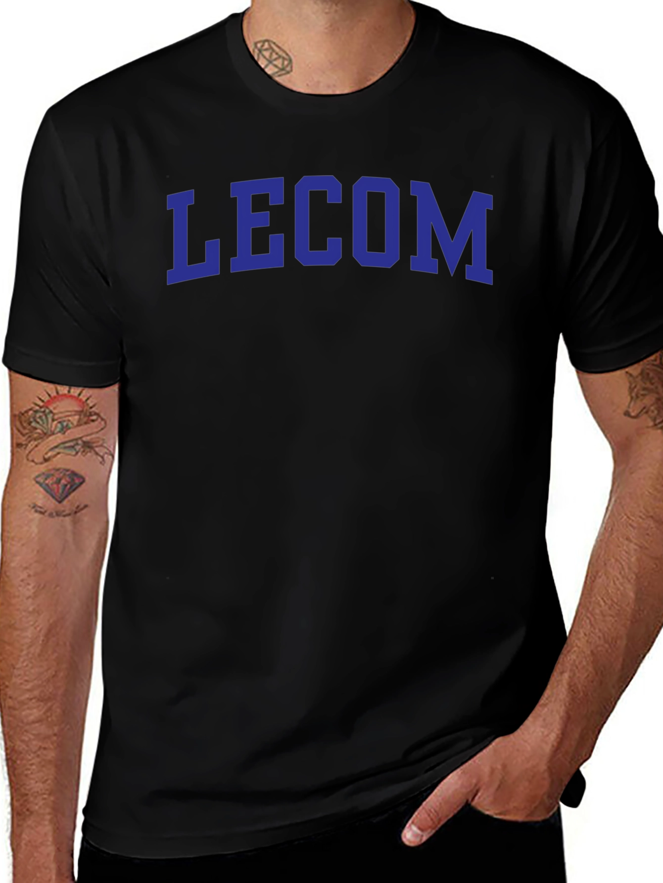 LECOM T-Shirt - Black College Graphic Tee
