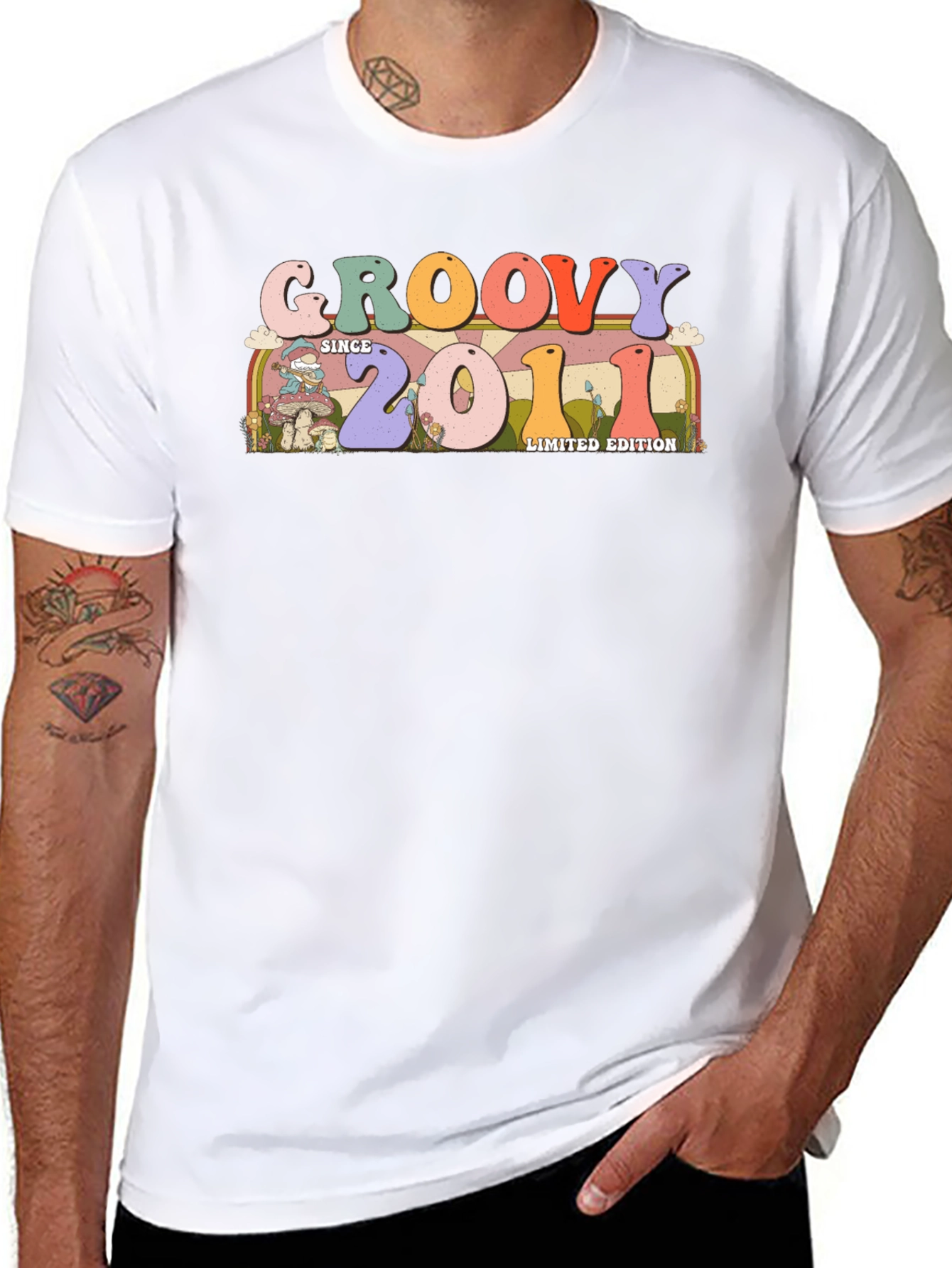 Groovy Since 2011 Limited Edition Graphic T-Shirt