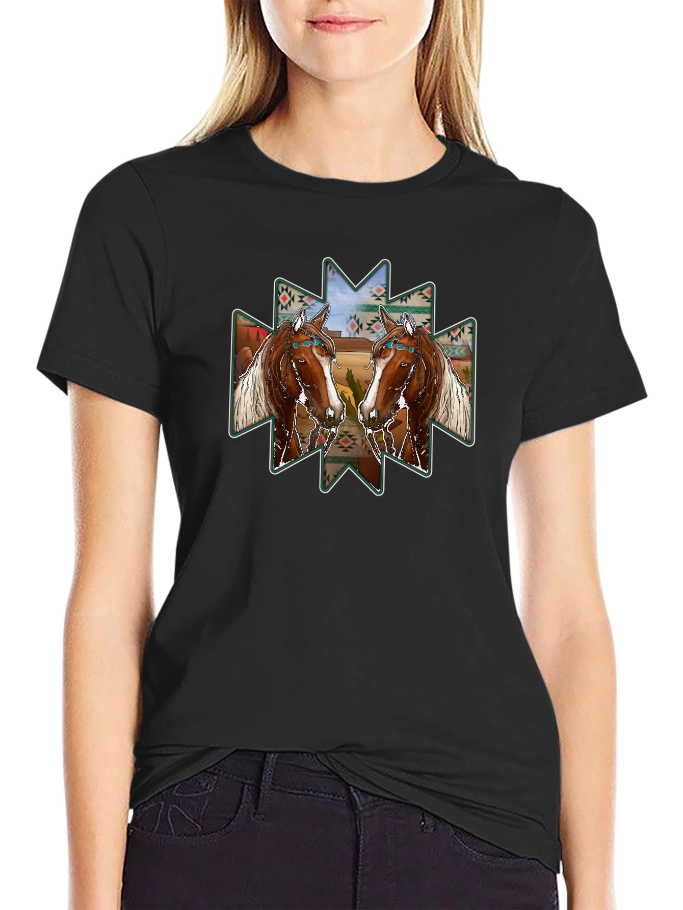 Horse Graphic Tee - Unisex Style