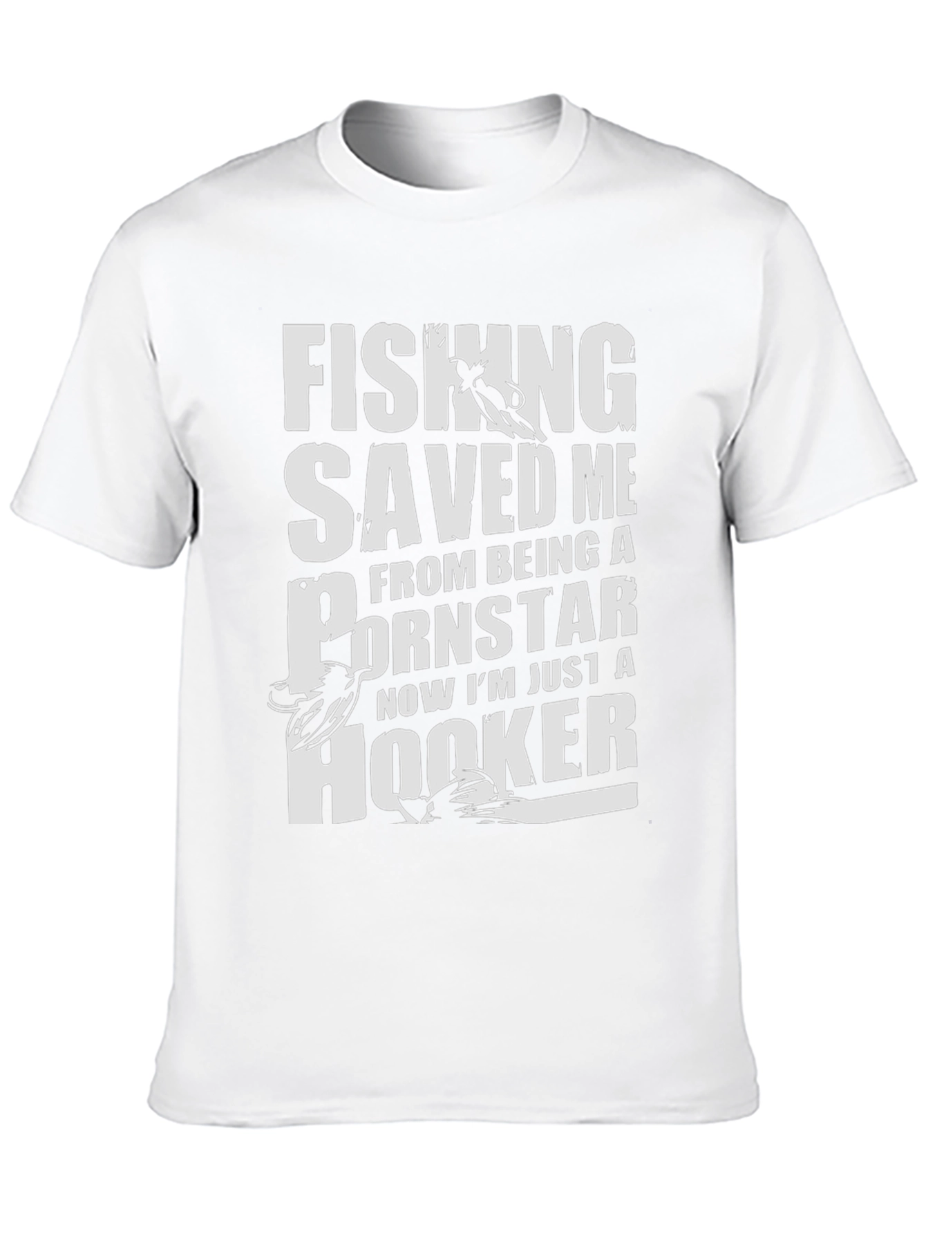 Fishing Saved Me T-Shirt: Humorous Angler Tee