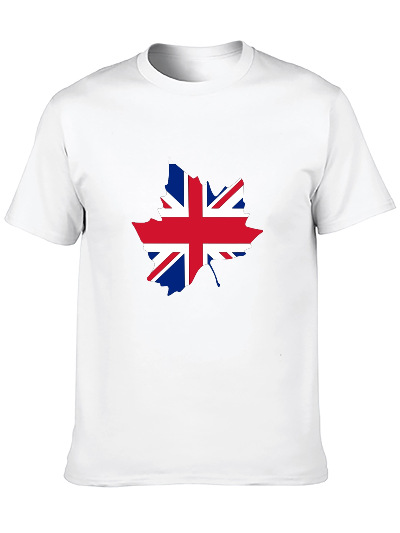 Union Jack Maple Leaf Graphic T-Shirt