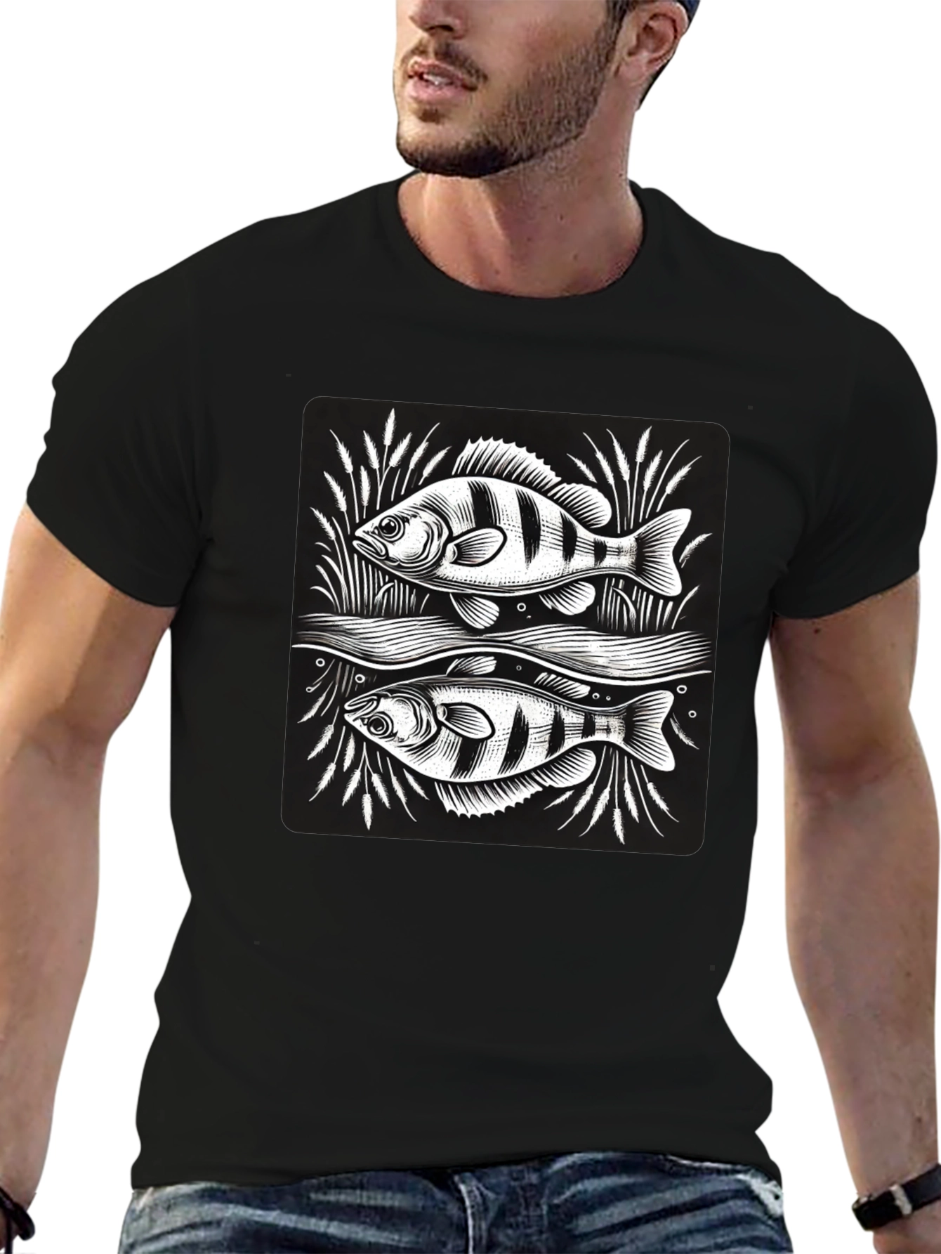 Black Fish Graphic Tee