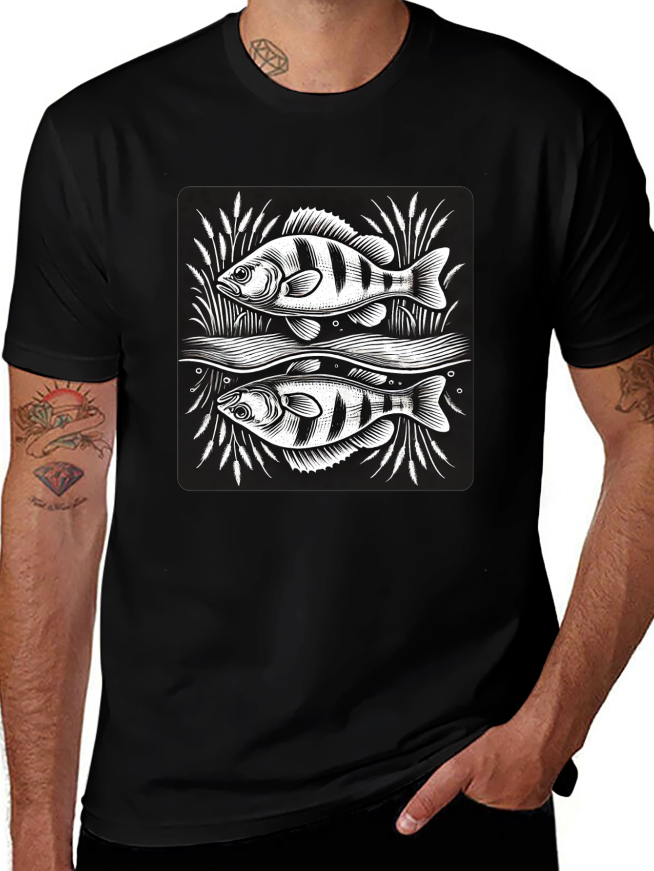 Black Fish Graphic Tee