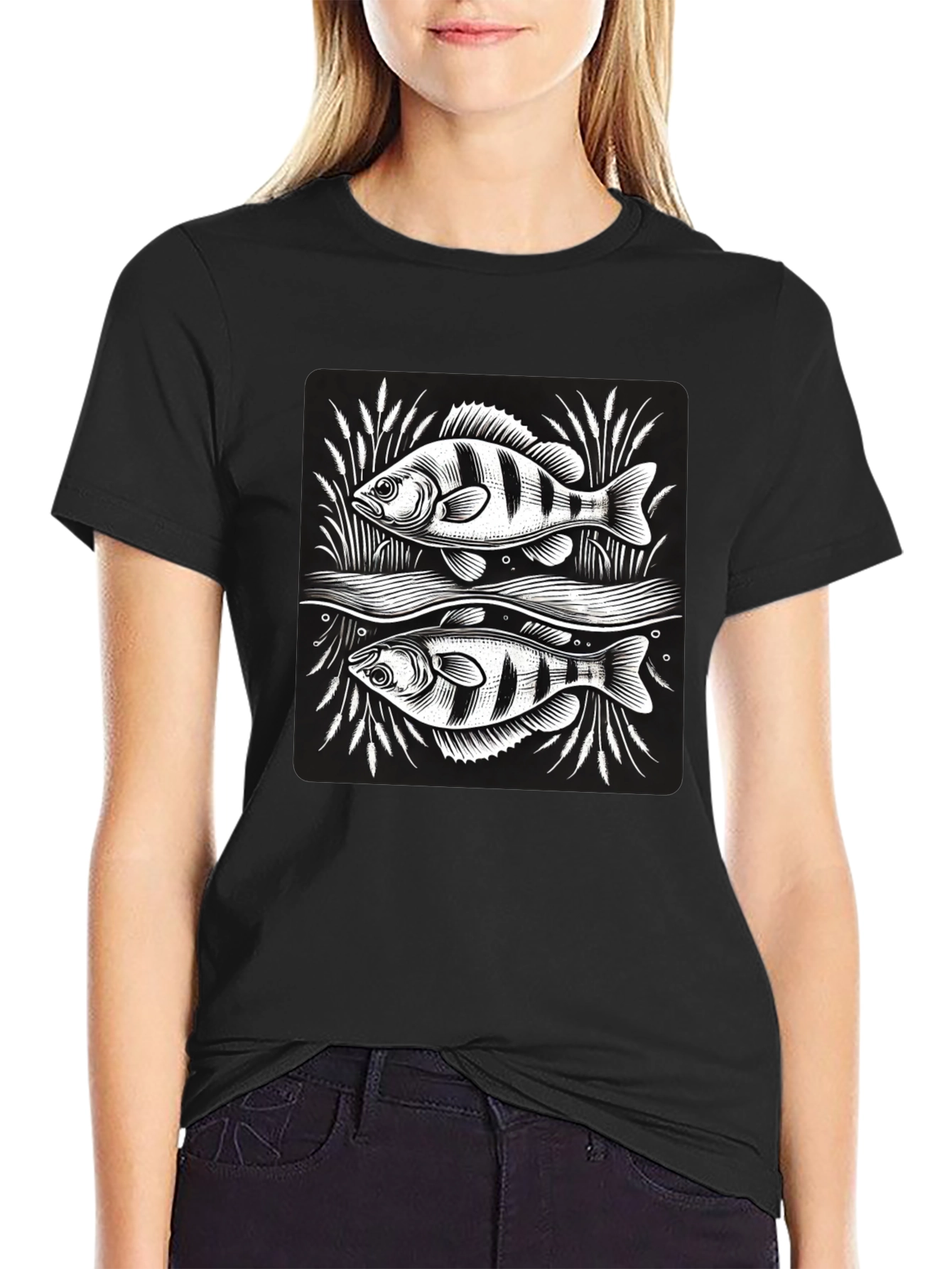 Black Fish Graphic Tee