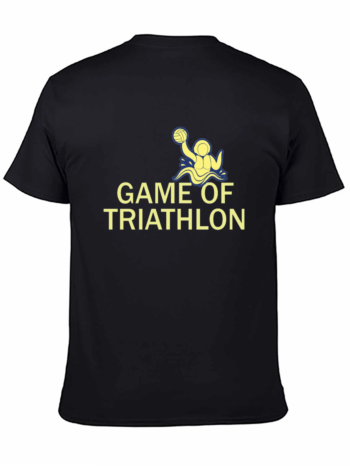 Game Of Triathlon Black T-Shirt