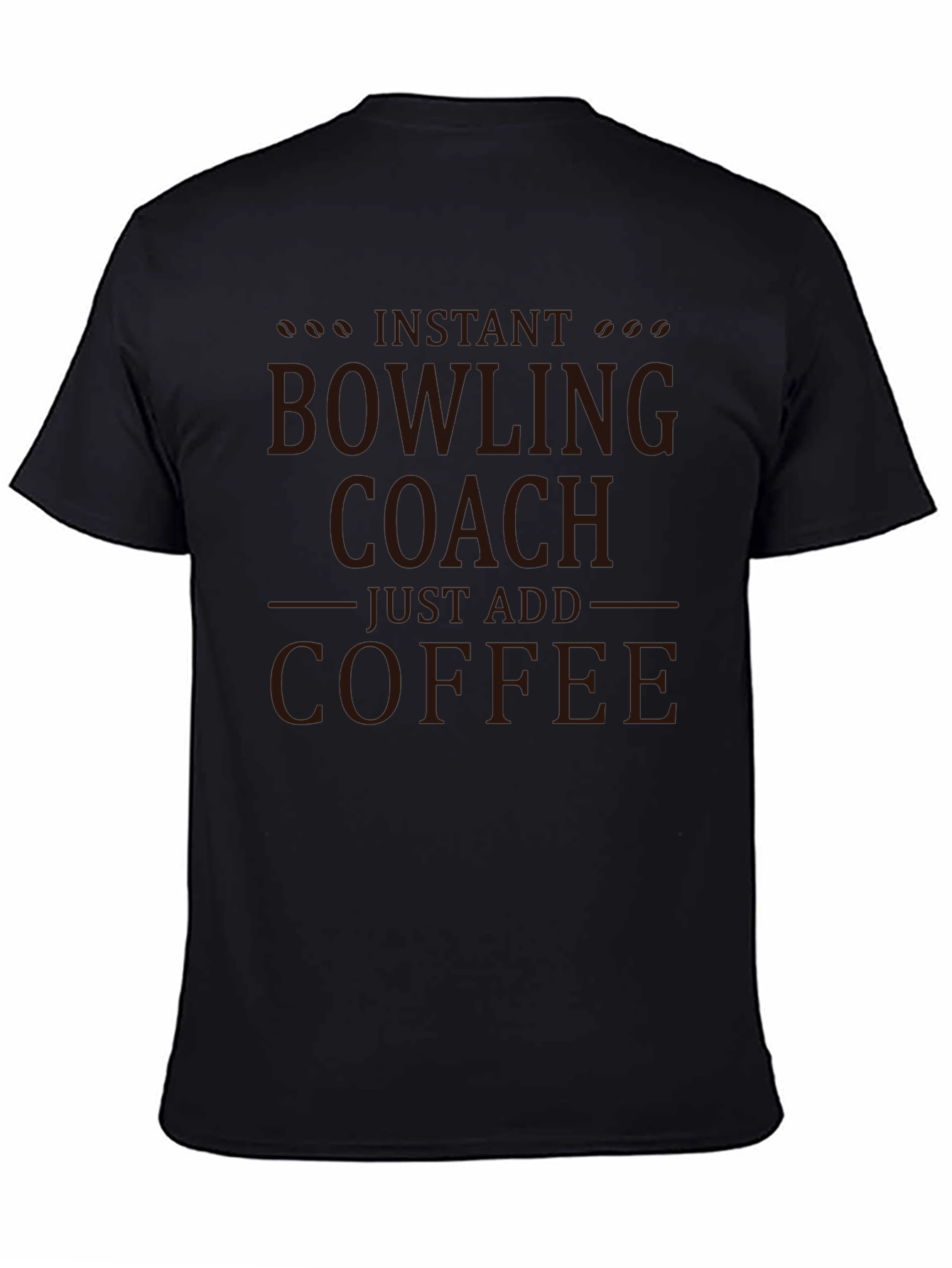 Instant Bowling Coach Coffee T-Shirt