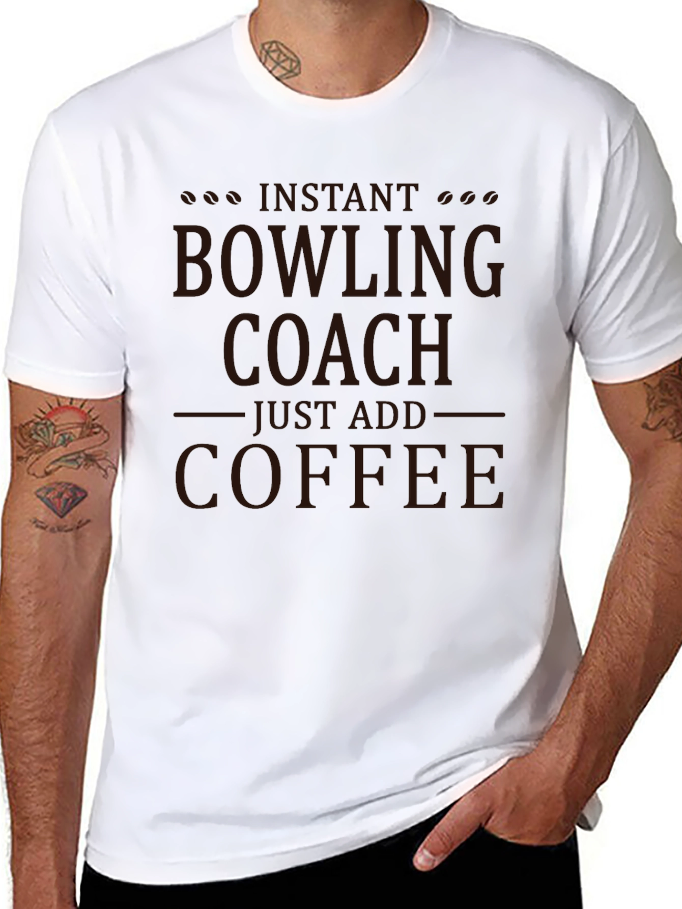 Instant Bowling Coach Coffee T-Shirt