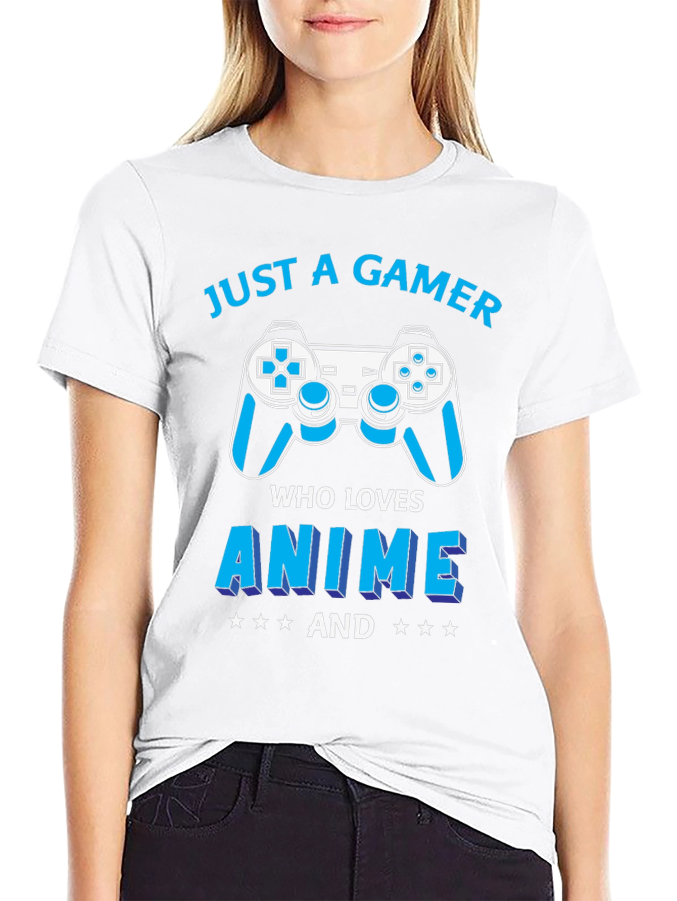 Just A Gamer Who Loves Anime T-Shirt