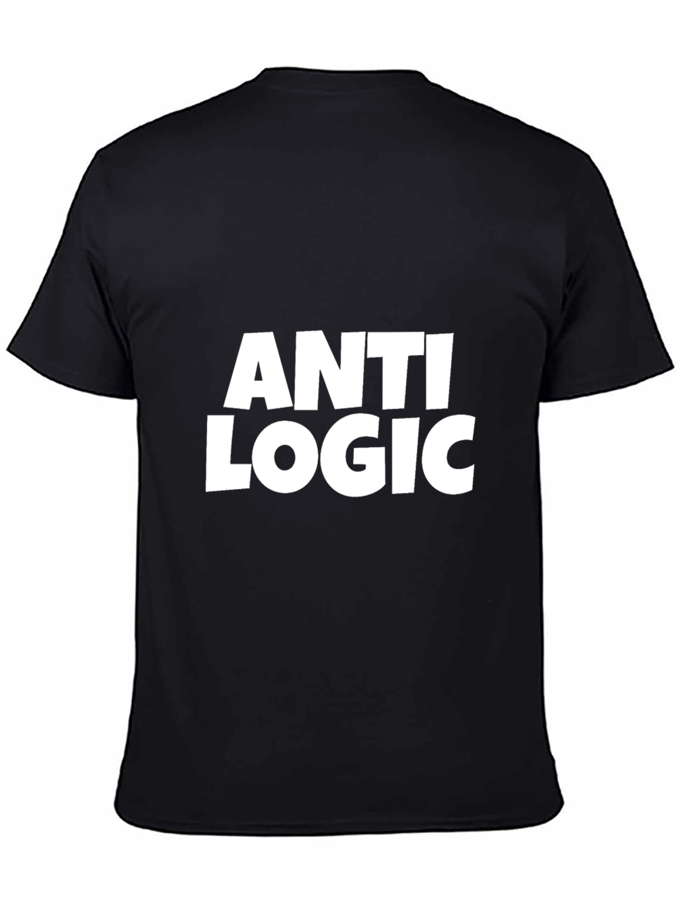 Anti Logic Statement T-Shirt - Black