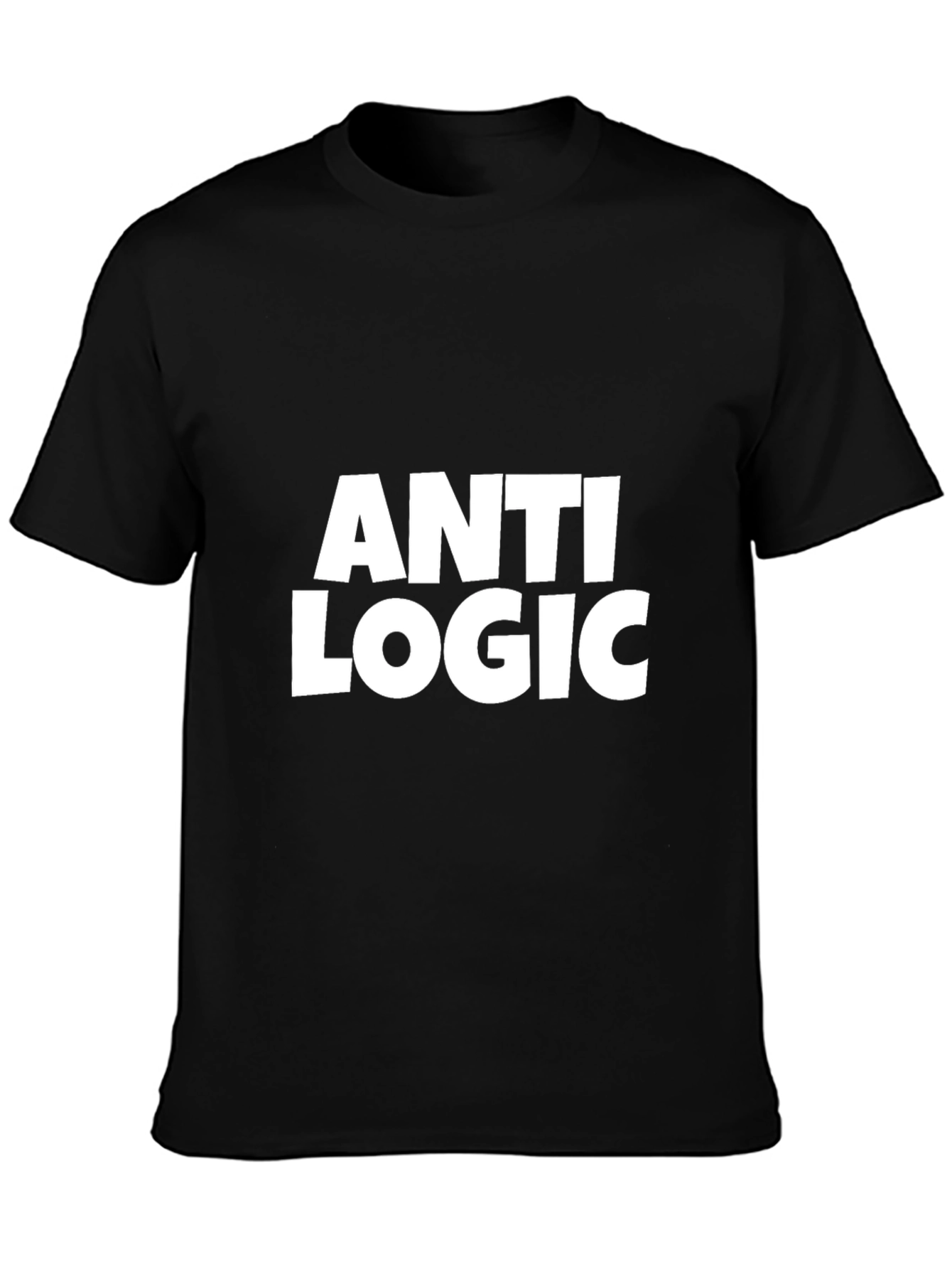 Anti Logic Statement T-Shirt - Black