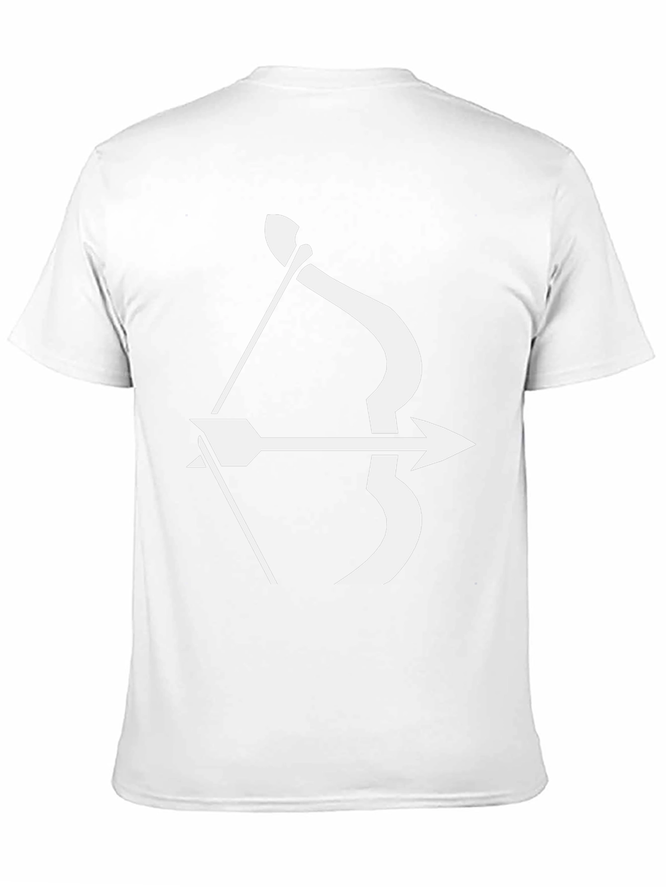 Archer Graphic Tee - Black Bow and Arrow Design