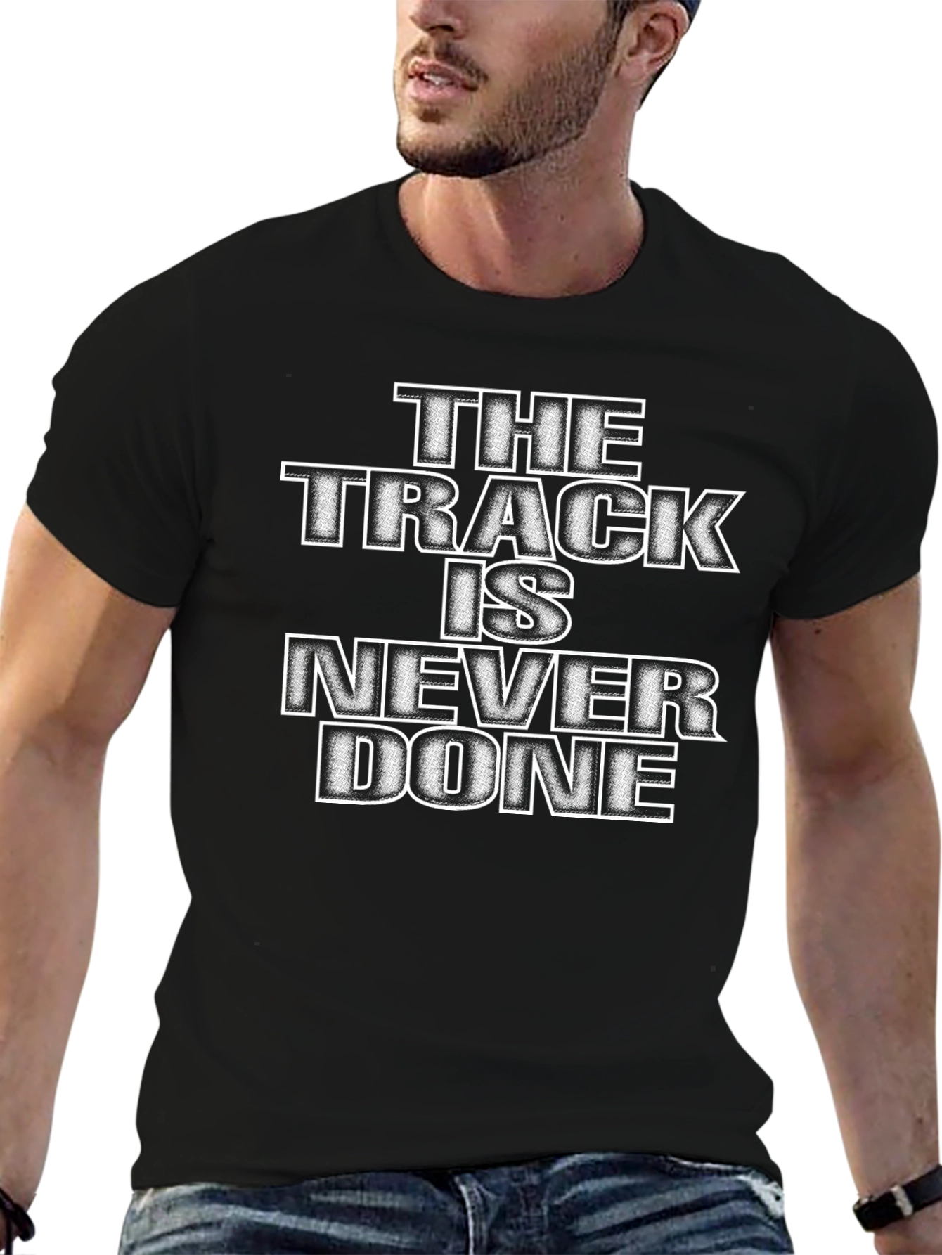 The Track Is Never Done Graphic T-Shirt