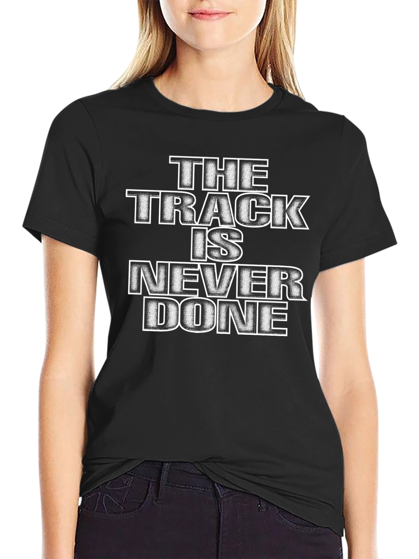 The Track Is Never Done Graphic T-Shirt