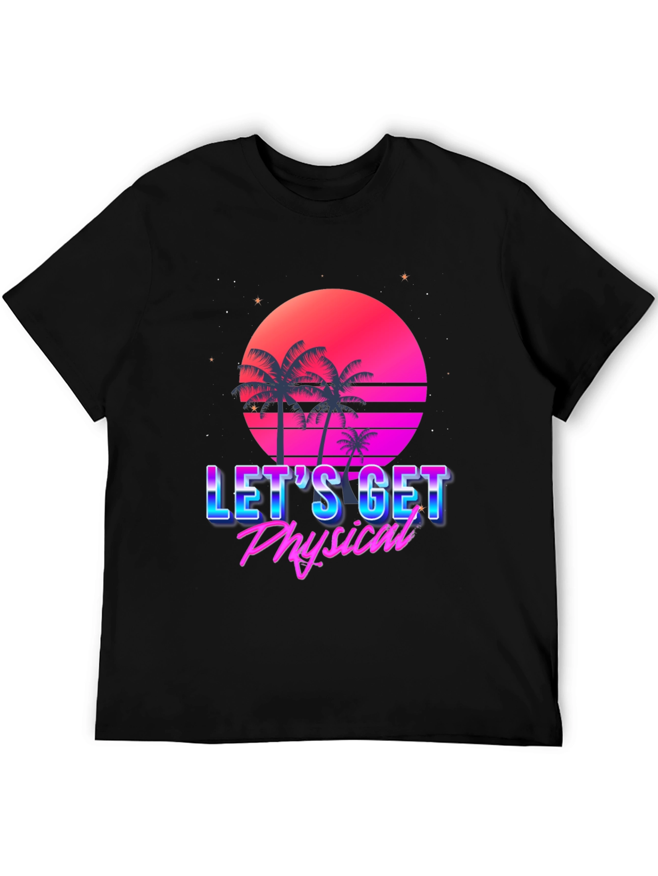 Lets Get Physical Retro Tee