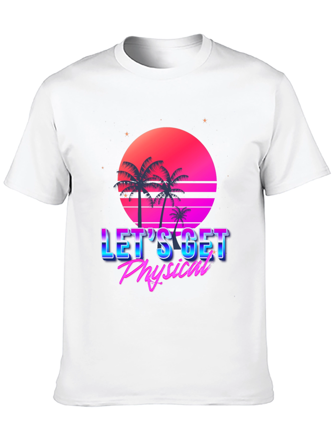 Lets Get Physical Retro Tee